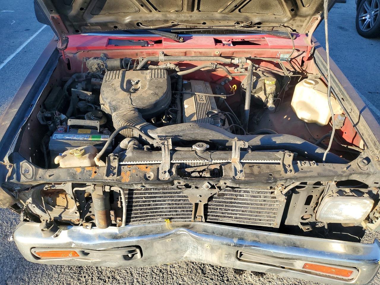 1997 Nissan Truck King Cab Se Red vin: 1N6SD16S4VC388719