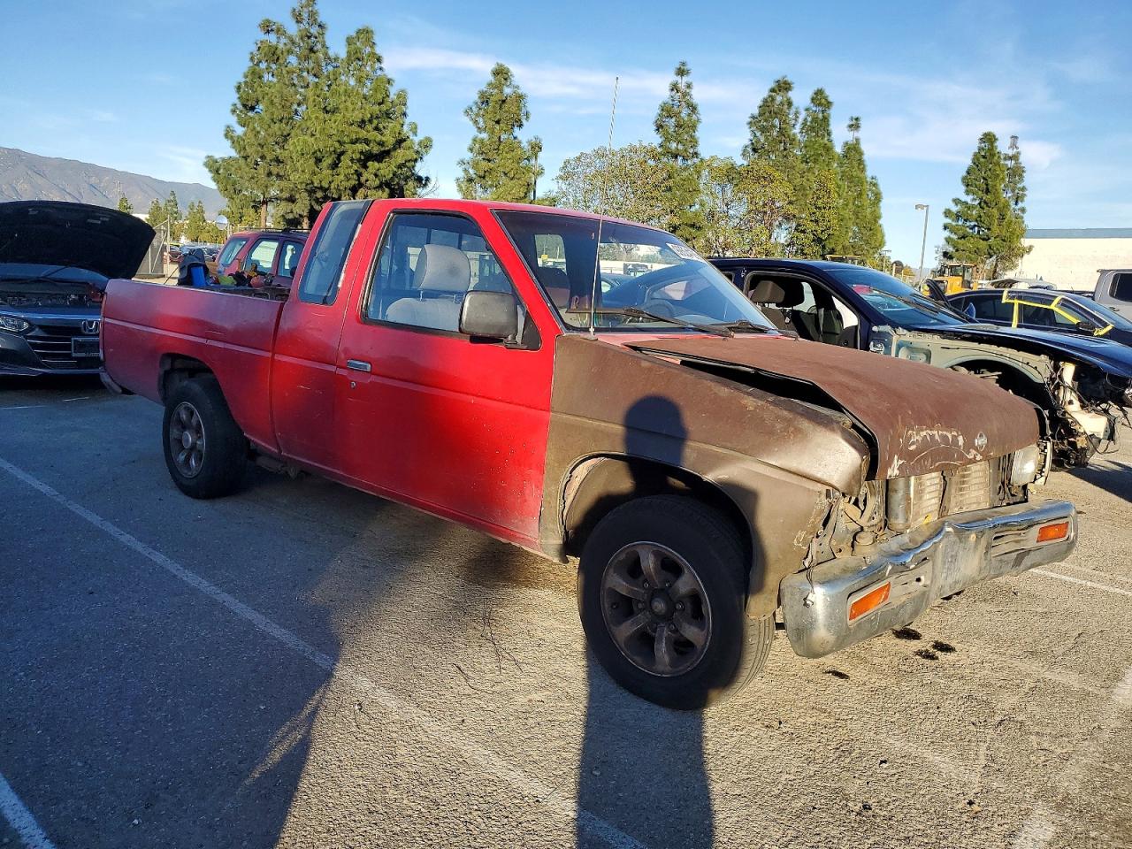1997 Nissan Truck King Cab Se Red vin: 1N6SD16S4VC388719