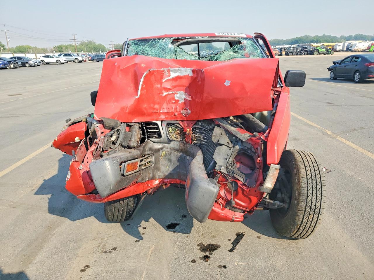 1997 Nissan Truck Xe Red vin: 1N6SD16S4VC423940