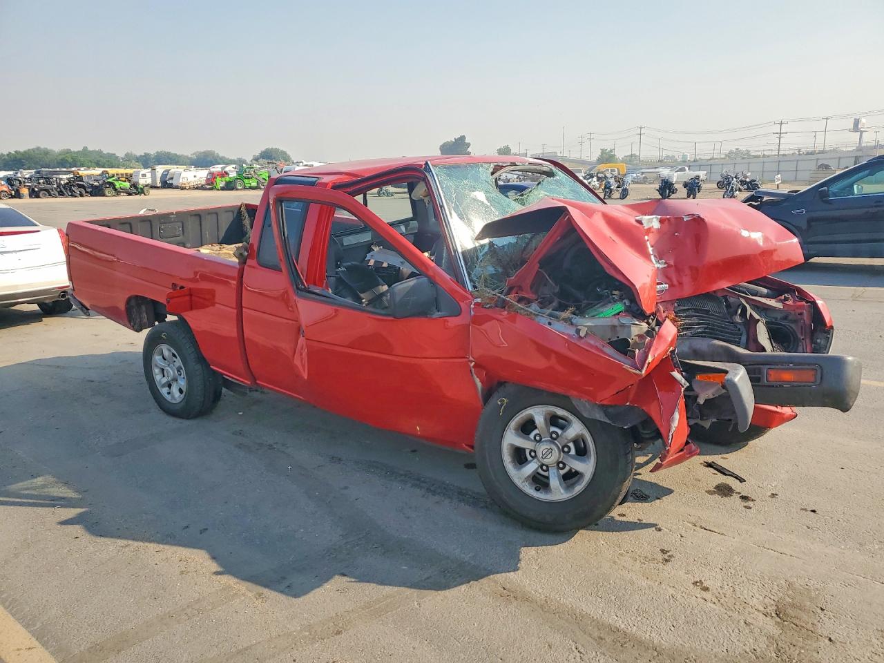 1997 Nissan Truck Xe Red vin: 1N6SD16S4VC423940