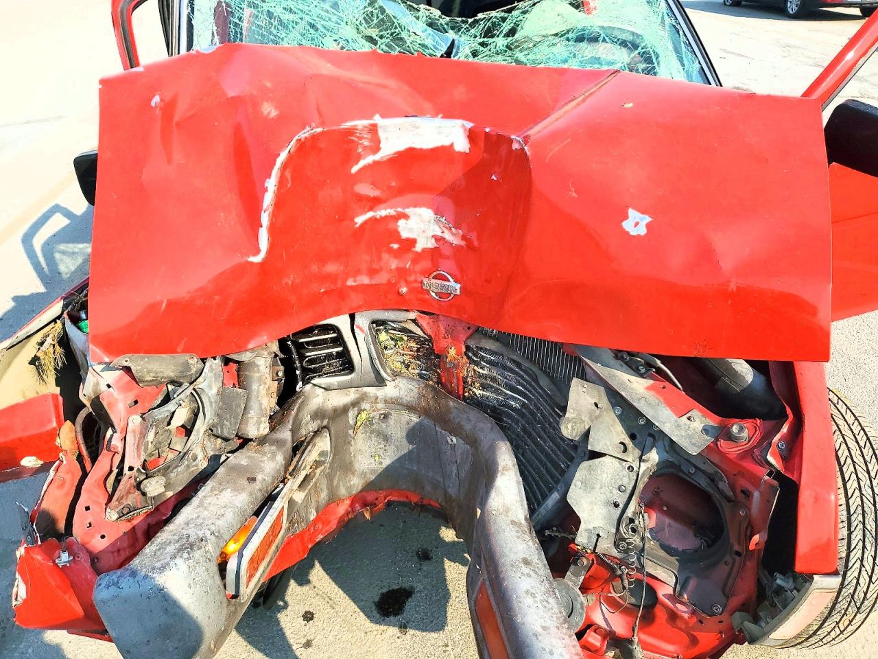 1997 Nissan Truck Xe Red vin: 1N6SD16S4VC423940
