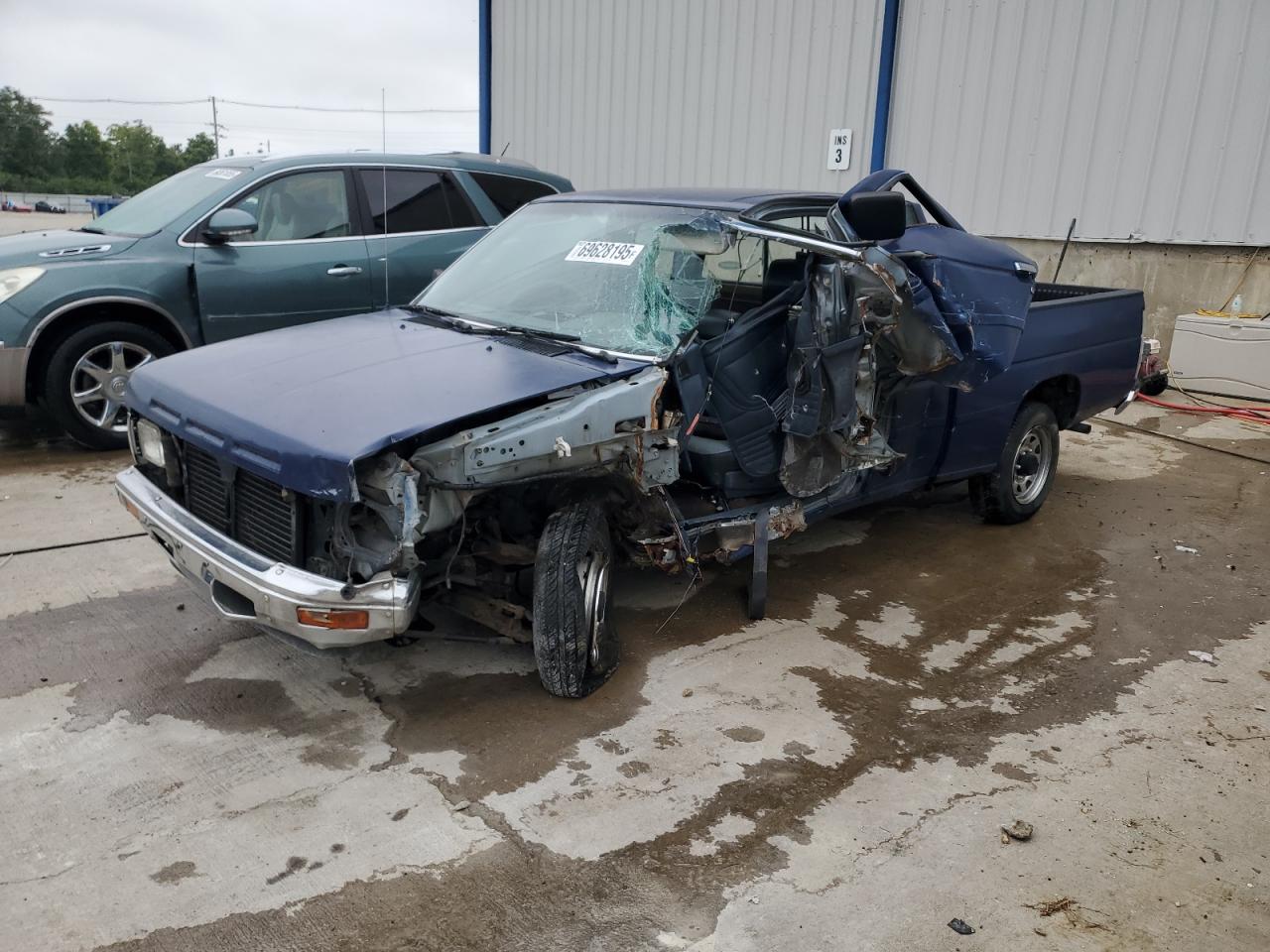 1990 Nissan D21 King Cab Blue vin: 1N6SD16S5LC390749
