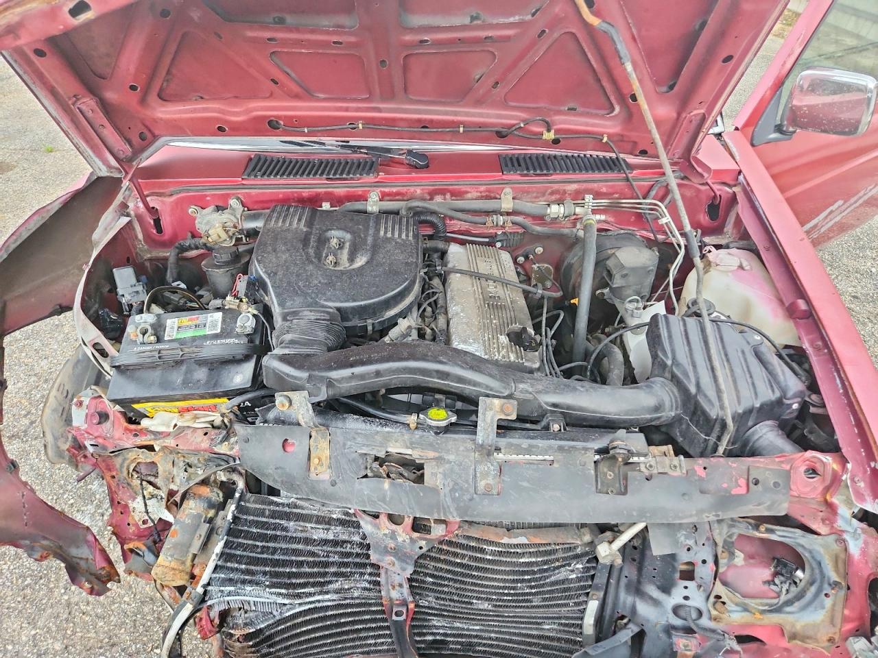 1993 Nissan Truck King Cab Red vin: 1N6SD16S5PC367199