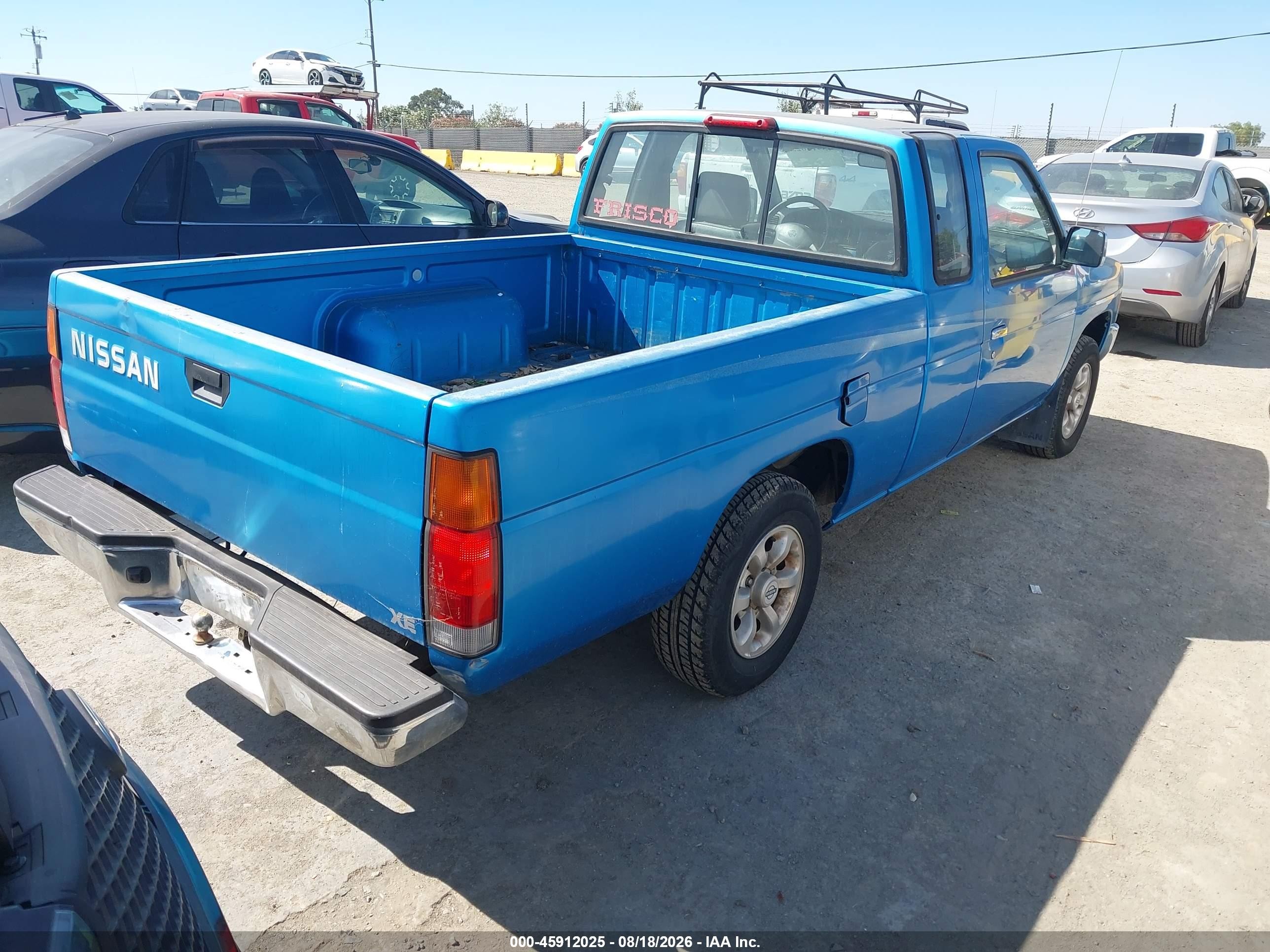 1996 Nissan Truck King Cab Se/king Cab Xe Blue vin: 1N6SD16S6TC379419
