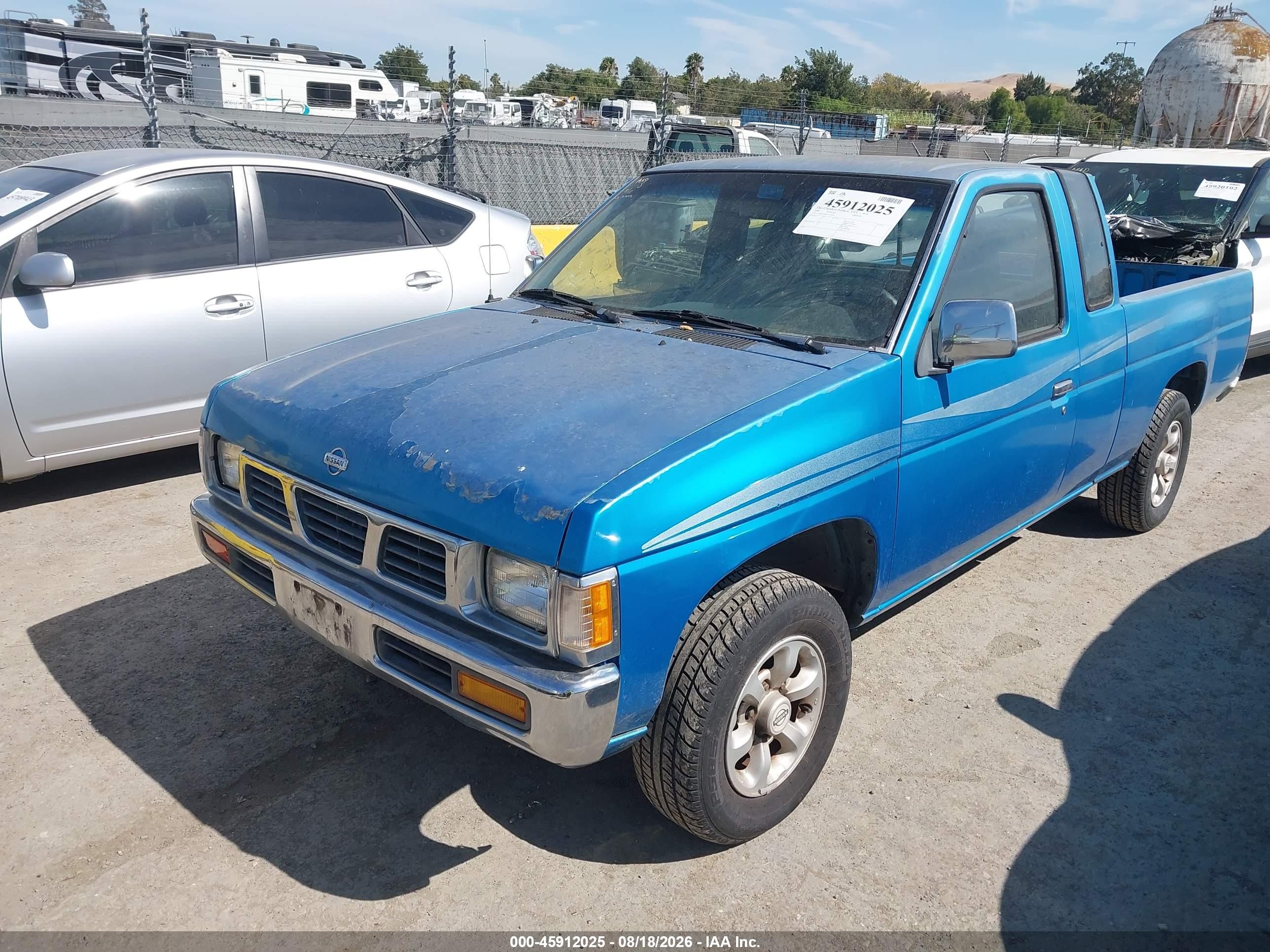 1996 Nissan Truck King Cab Se/king Cab Xe Blue vin: 1N6SD16S6TC379419