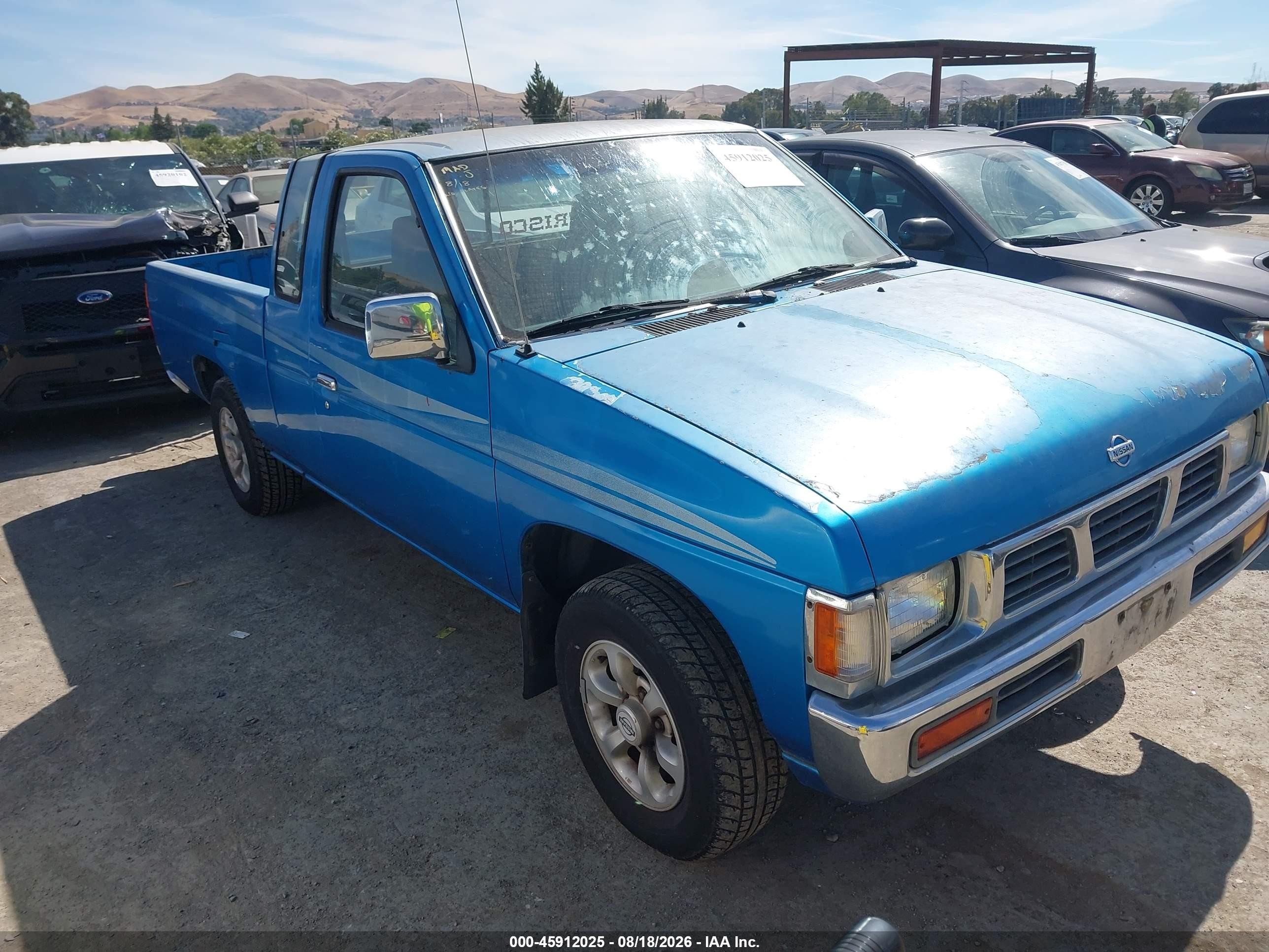 1996 Nissan Truck King Cab Se/king Cab Xe Blue vin: 1N6SD16S6TC379419