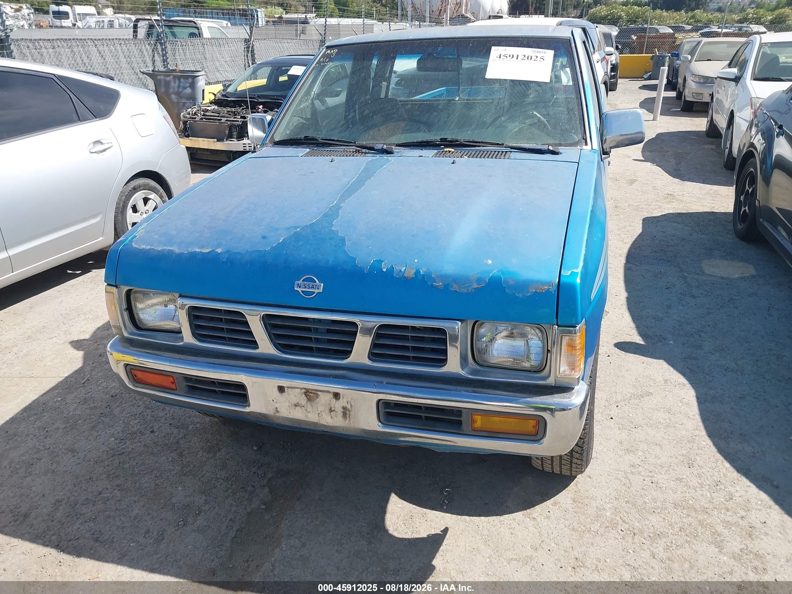1996 Nissan Truck King Cab Se/king Cab Xe Blue vin: 1N6SD16S6TC379419