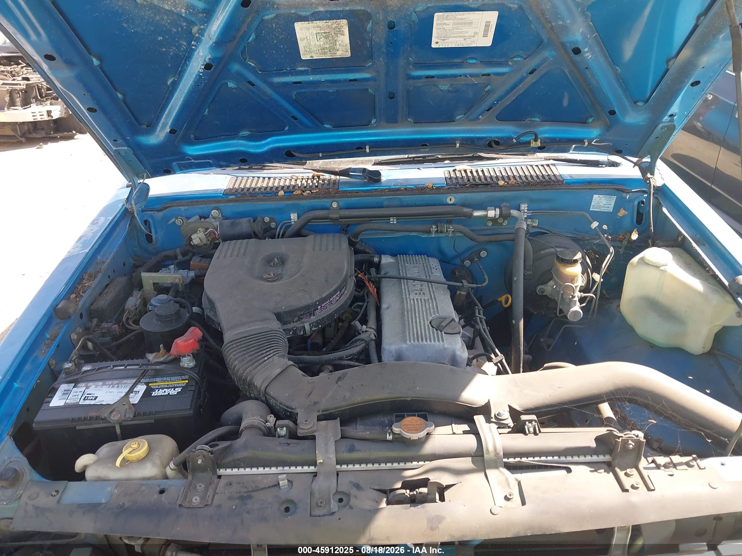 1996 Nissan Truck King Cab Se/king Cab Xe Blue vin: 1N6SD16S6TC379419