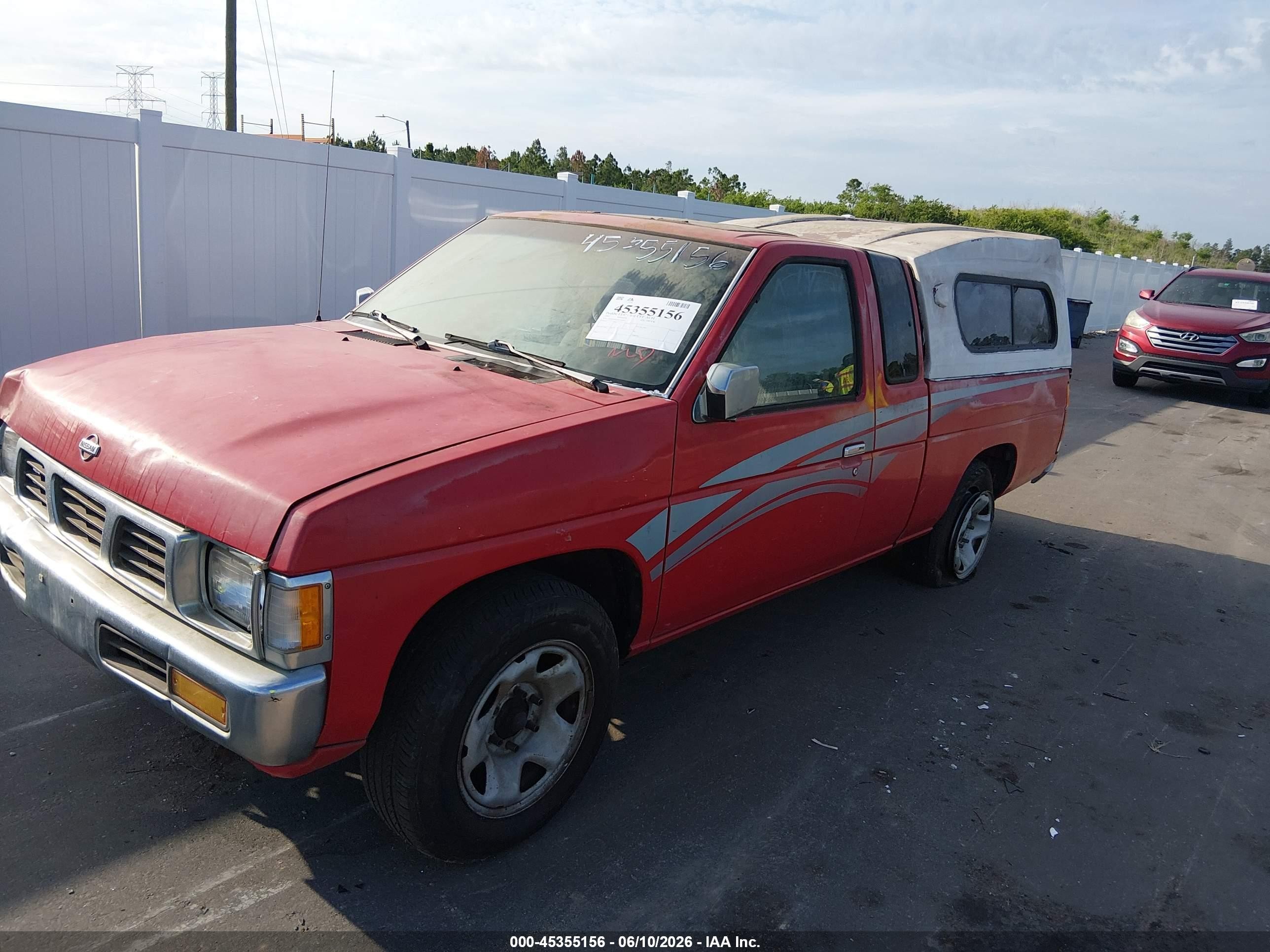 1997 Nissan 4x2 Truck Se/xe Red vin: 1N6SD16S6VC316937