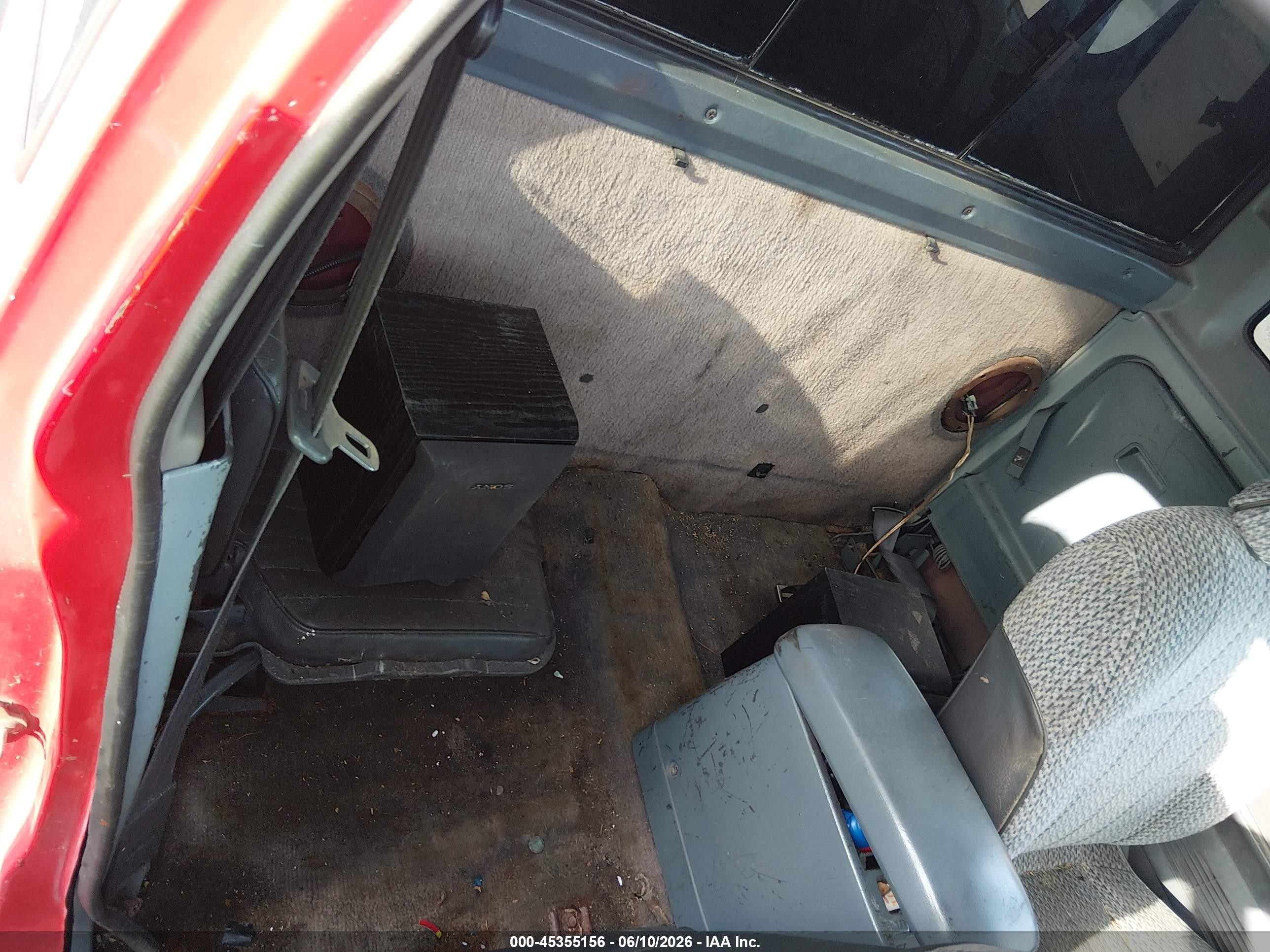 1997 Nissan 4x2 Truck Se/xe Red vin: 1N6SD16S6VC316937