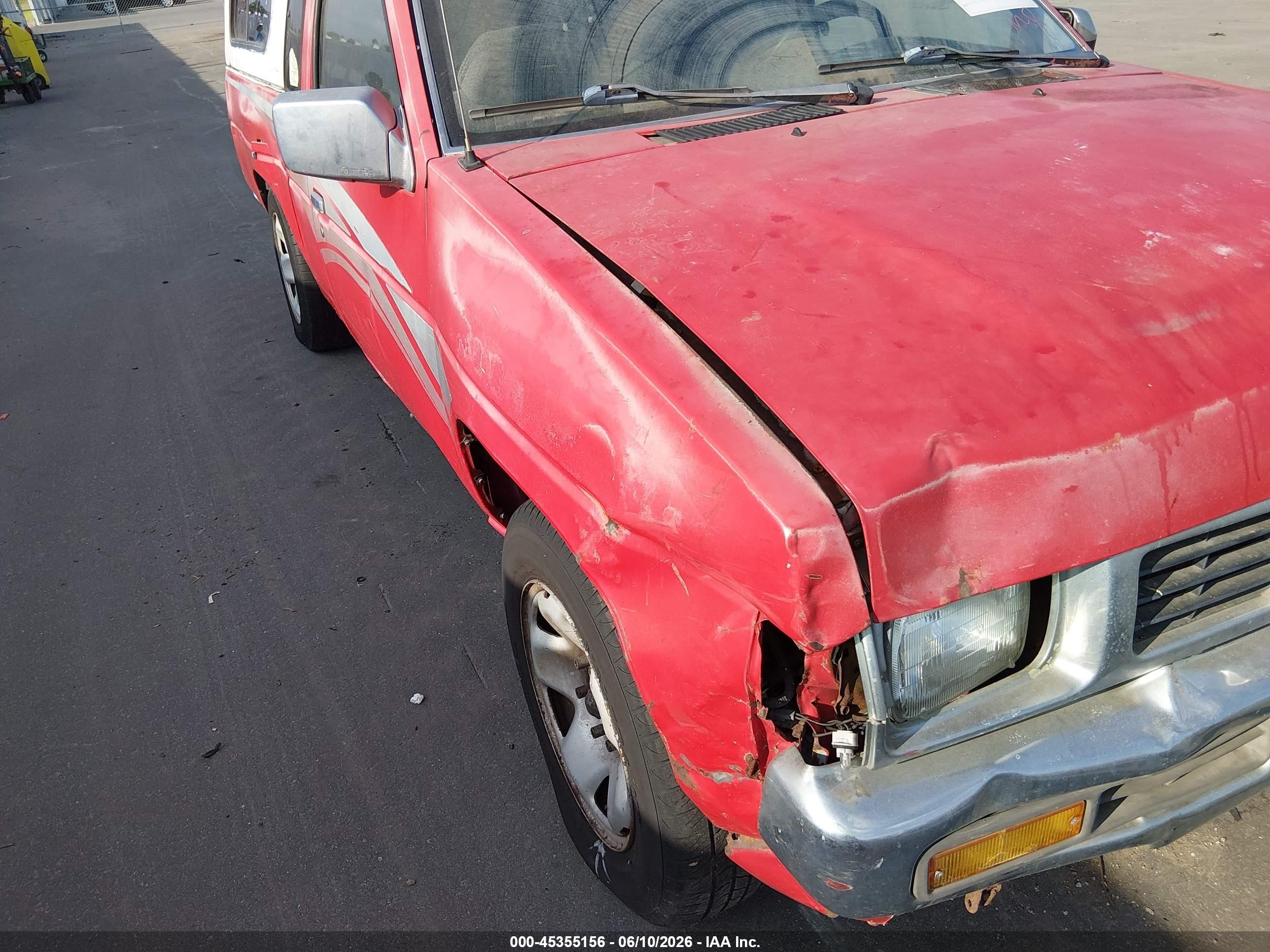 1997 Nissan 4x2 Truck Se/xe Red vin: 1N6SD16S6VC316937
