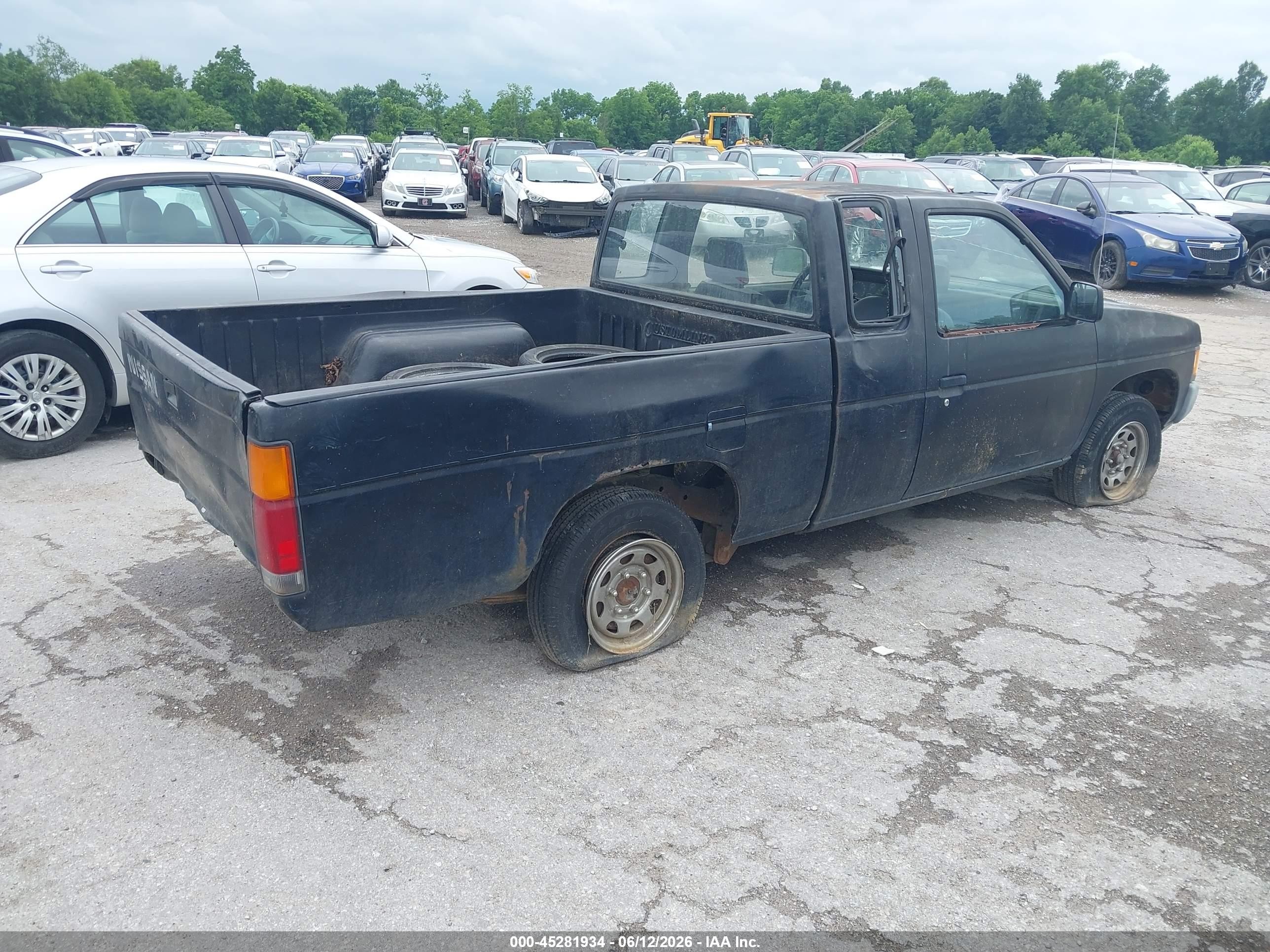 1993 Nissan Truck King Cab Black vin: 1N6SD16S7PC385316
