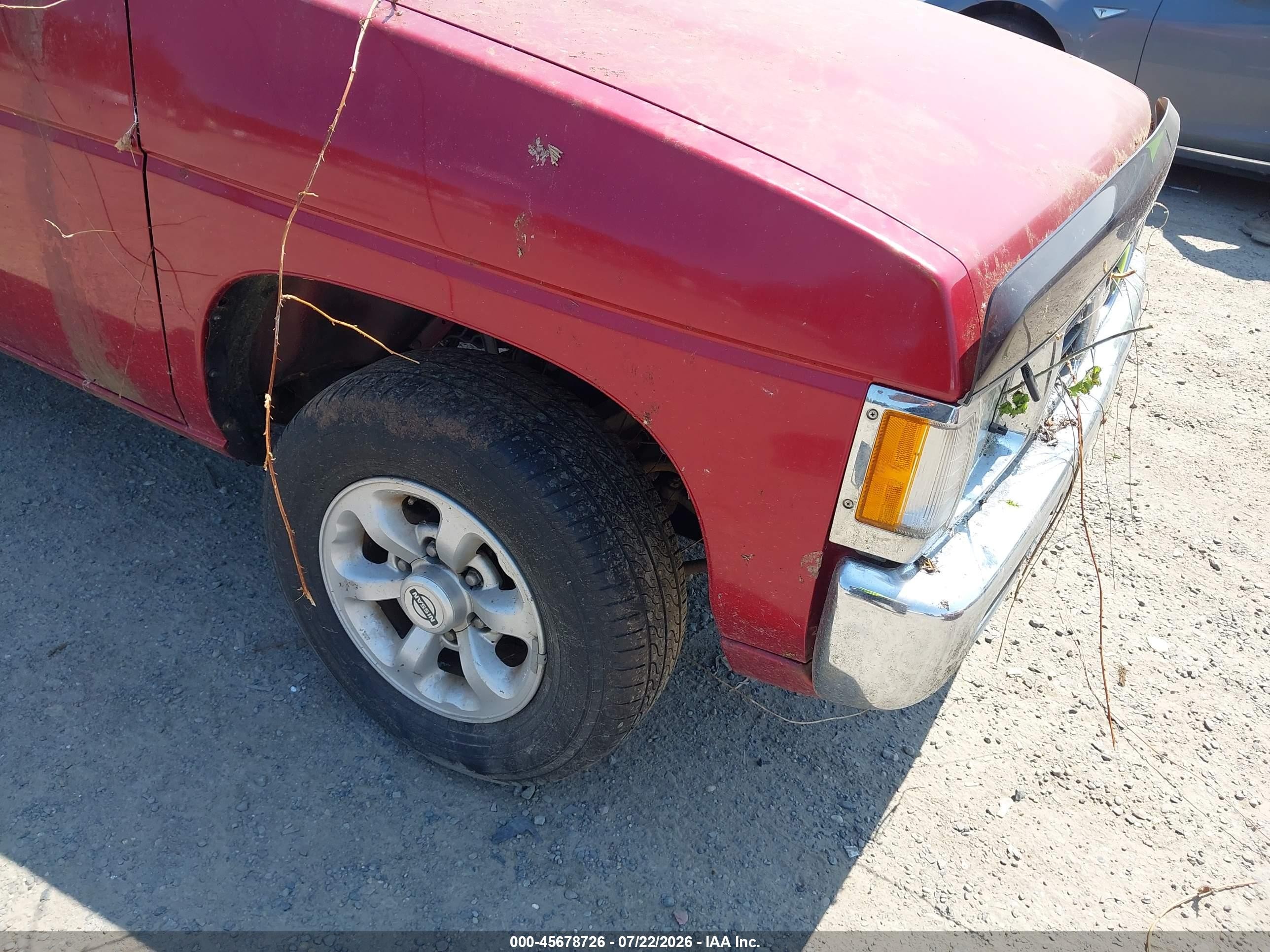 1996 Nissan Truck King Cab Se/king Cab Xe Red vin: 1N6SD16S7TC329709