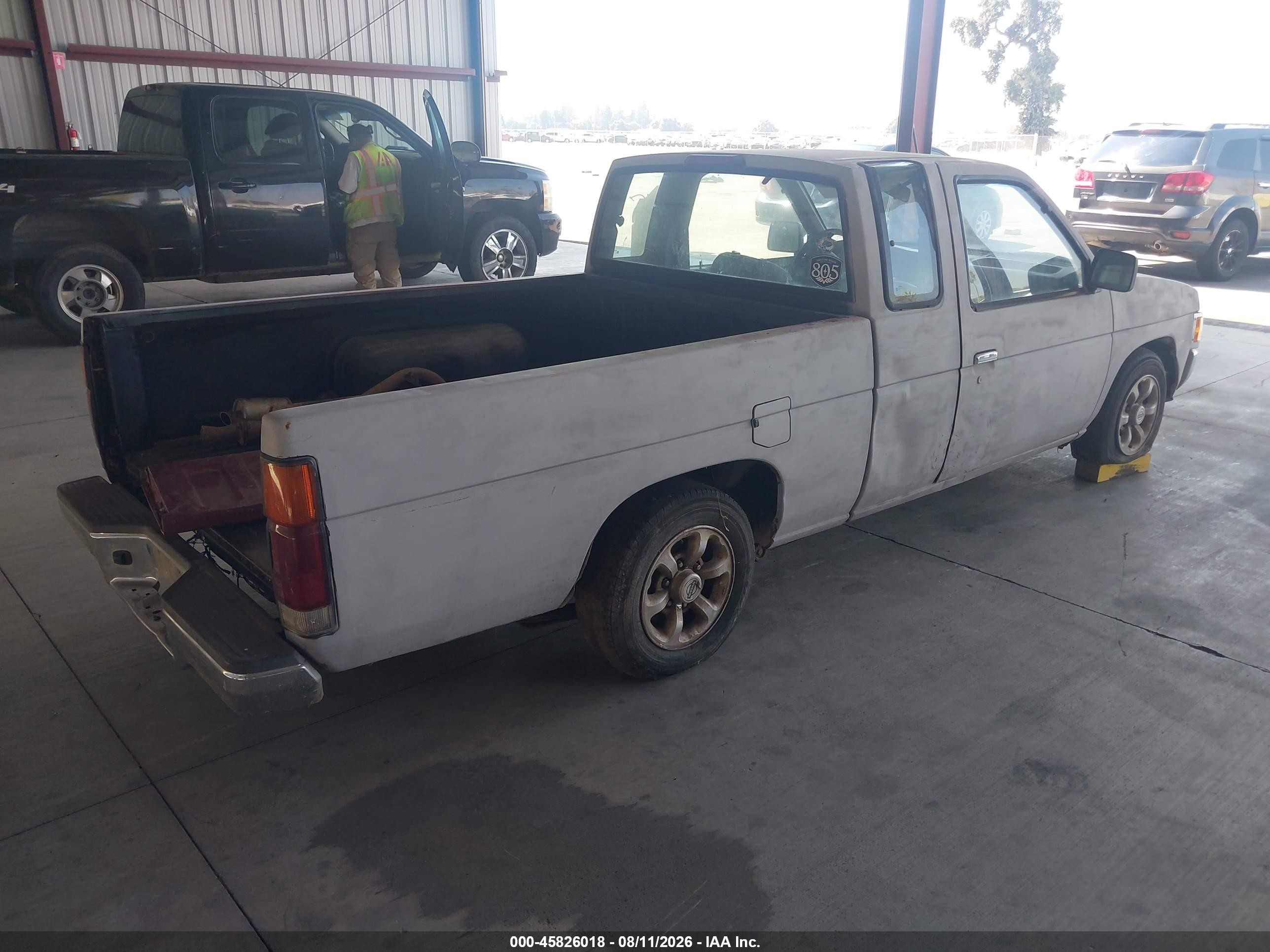 1996 Nissan Truck King Cab Se/king Cab Xe Gray vin: 1N6SD16S7TC381633
