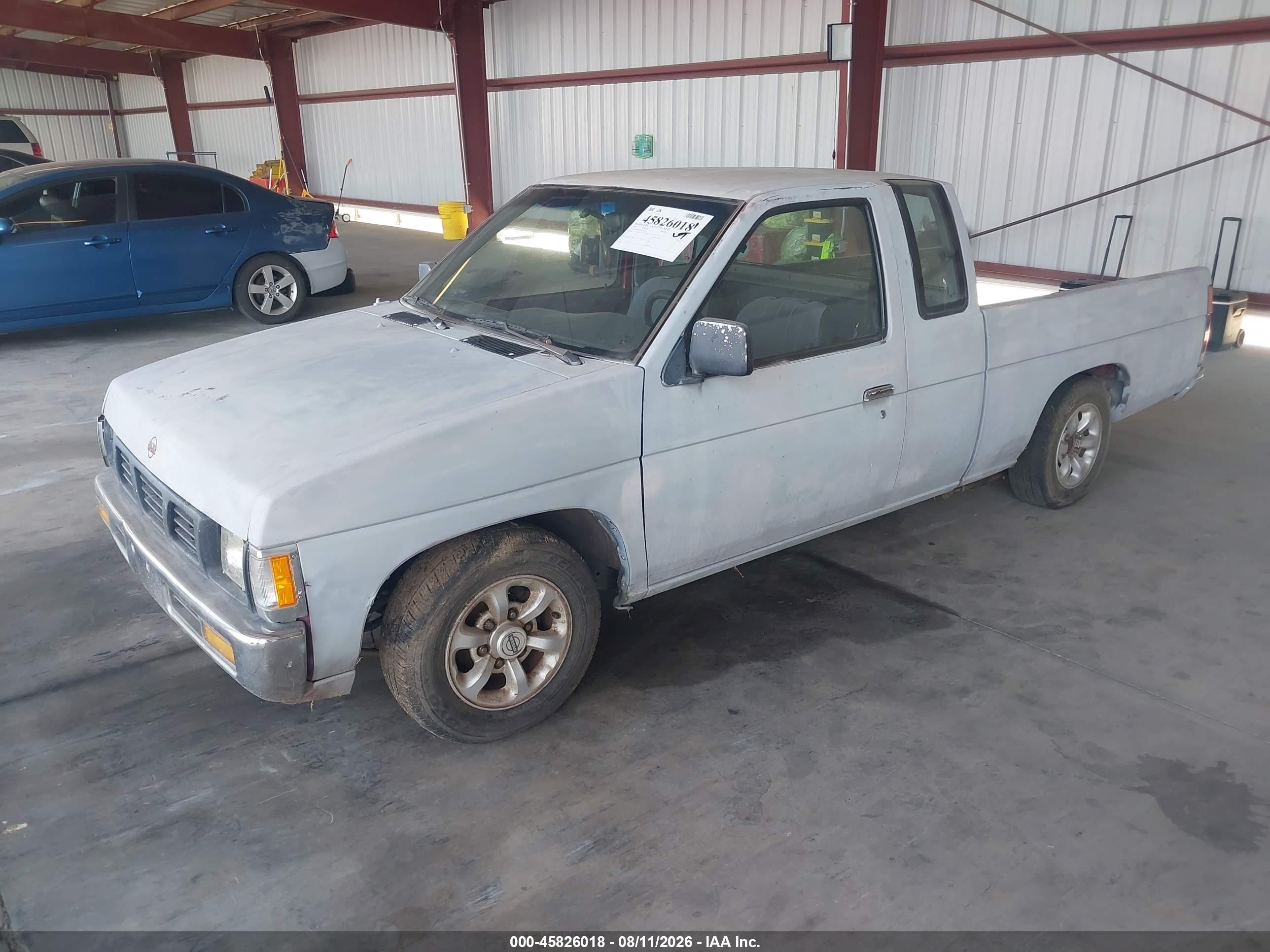 1996 Nissan Truck King Cab Se/king Cab Xe Gray vin: 1N6SD16S7TC381633