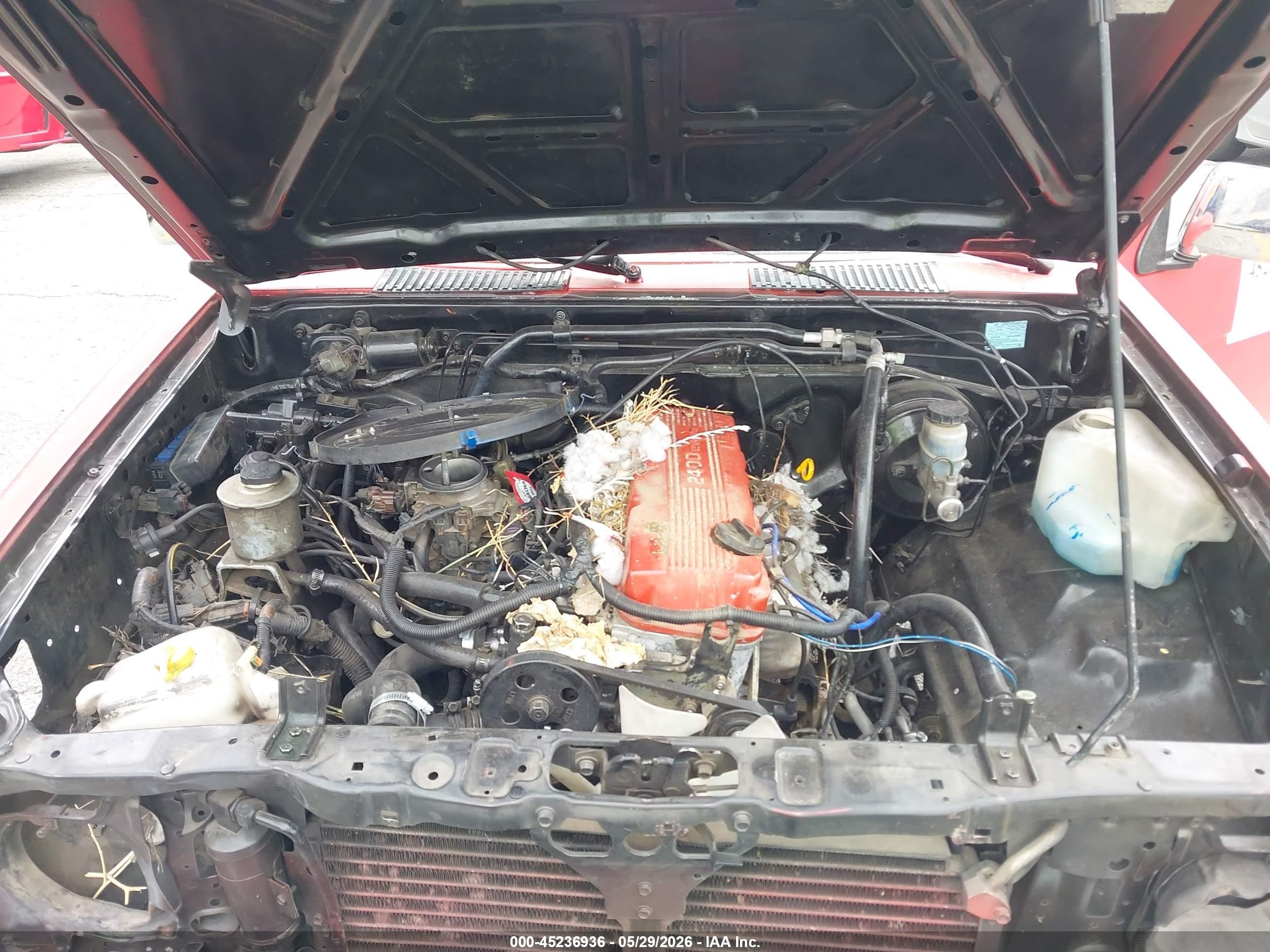 1997 Nissan 4x2 Truck   Red vin: 1N6SD16S7VC340955