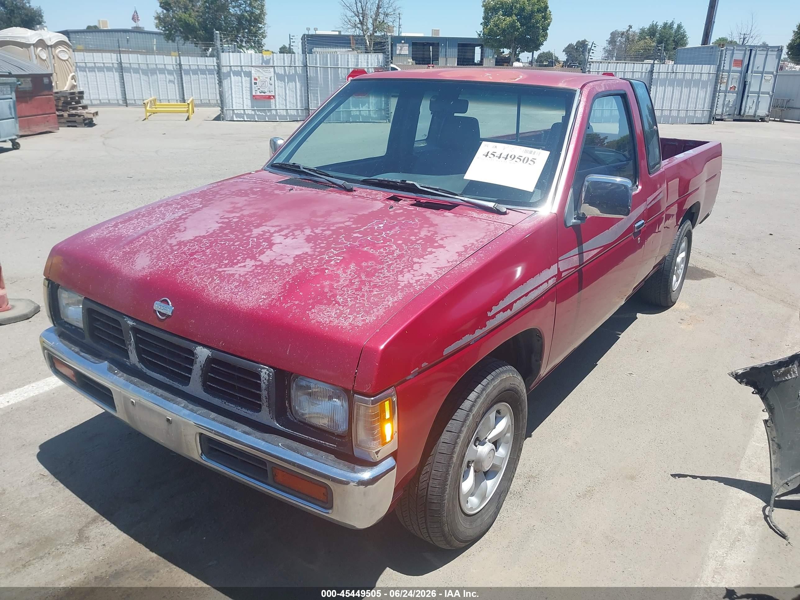 1997 Nissan 4x2 Truck Se/xe Maroon vin: 1N6SD16S7VC391310