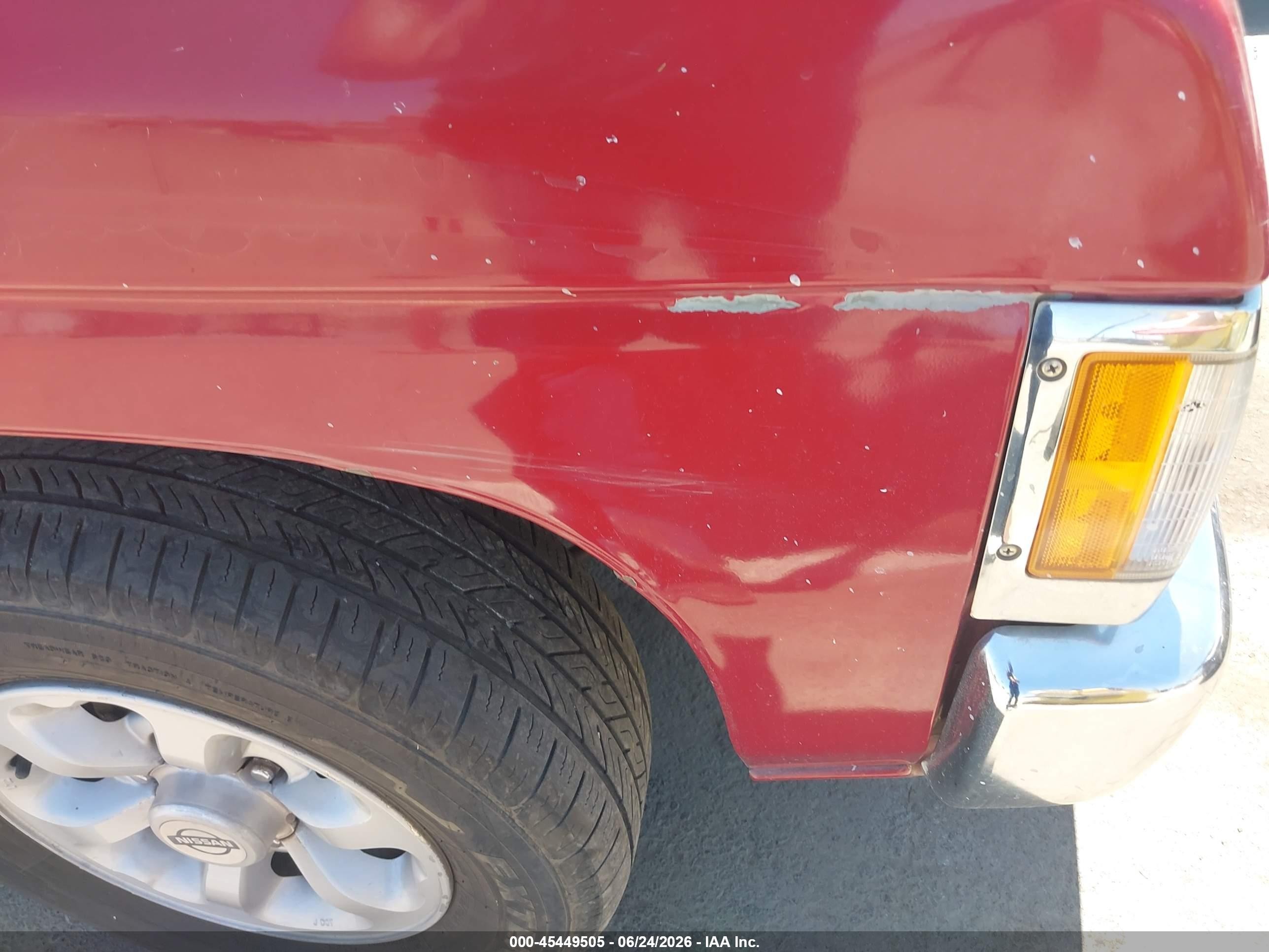 1997 Nissan 4x2 Truck Se/xe Maroon vin: 1N6SD16S7VC391310