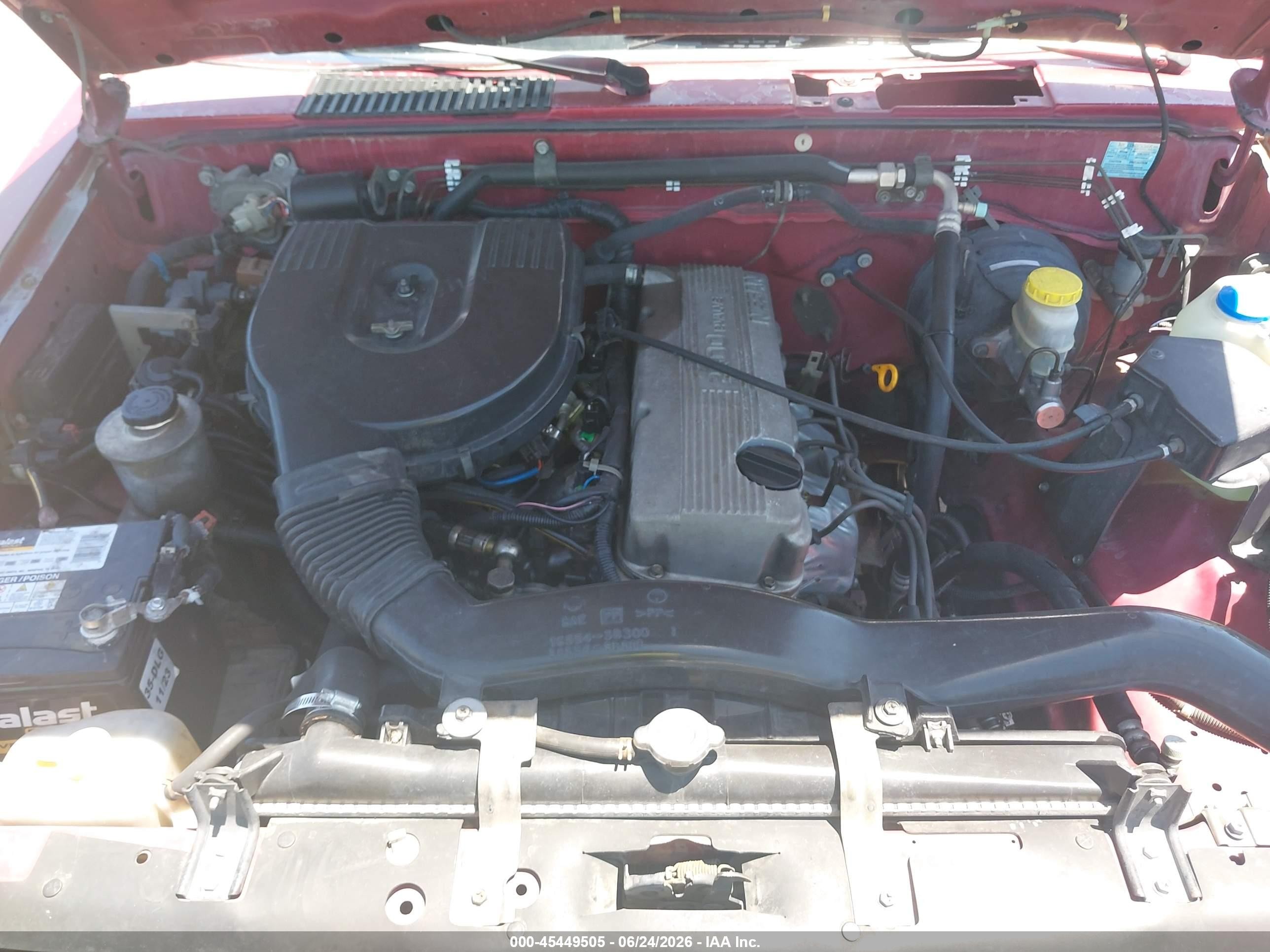 1997 Nissan 4x2 Truck Se/xe Maroon vin: 1N6SD16S7VC391310