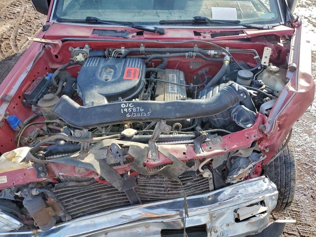 1991 Nissan Truck King Cab Красный vin: 1N6SD16S8MC301693