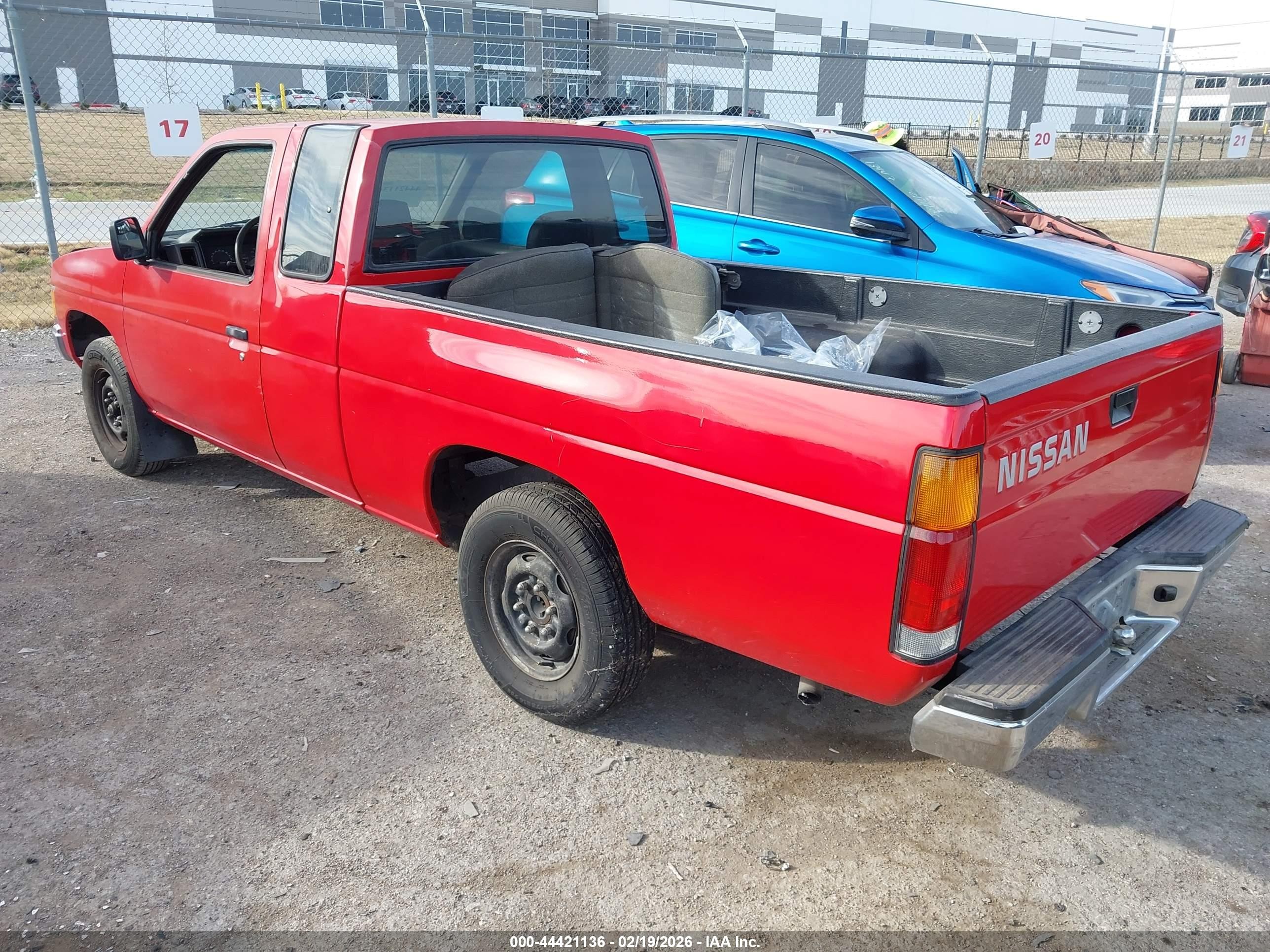1991 Nissan Truck King Cab Red vin: 1N6SD16S8MC412597