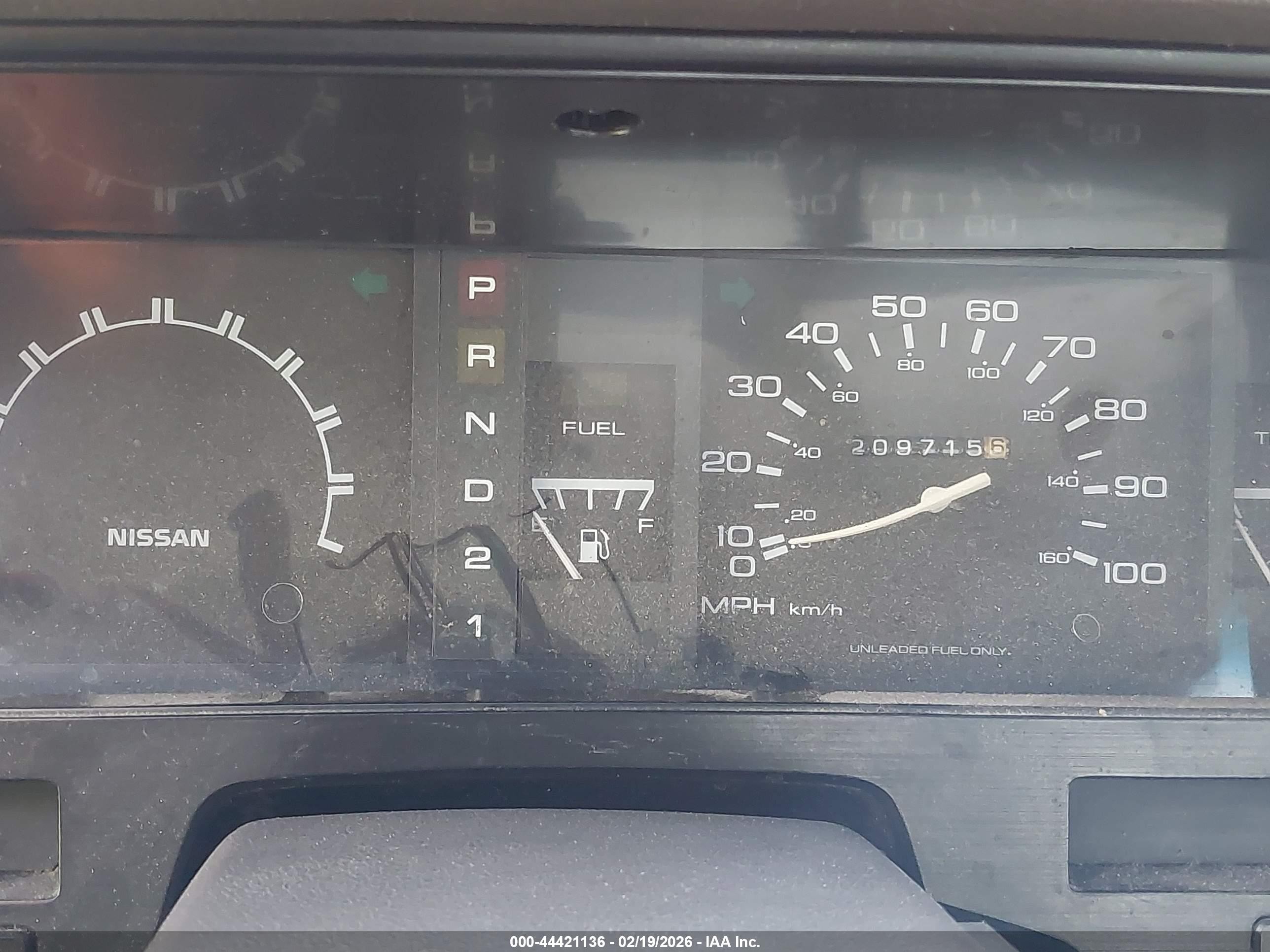1991 Nissan Truck King Cab Red vin: 1N6SD16S8MC412597