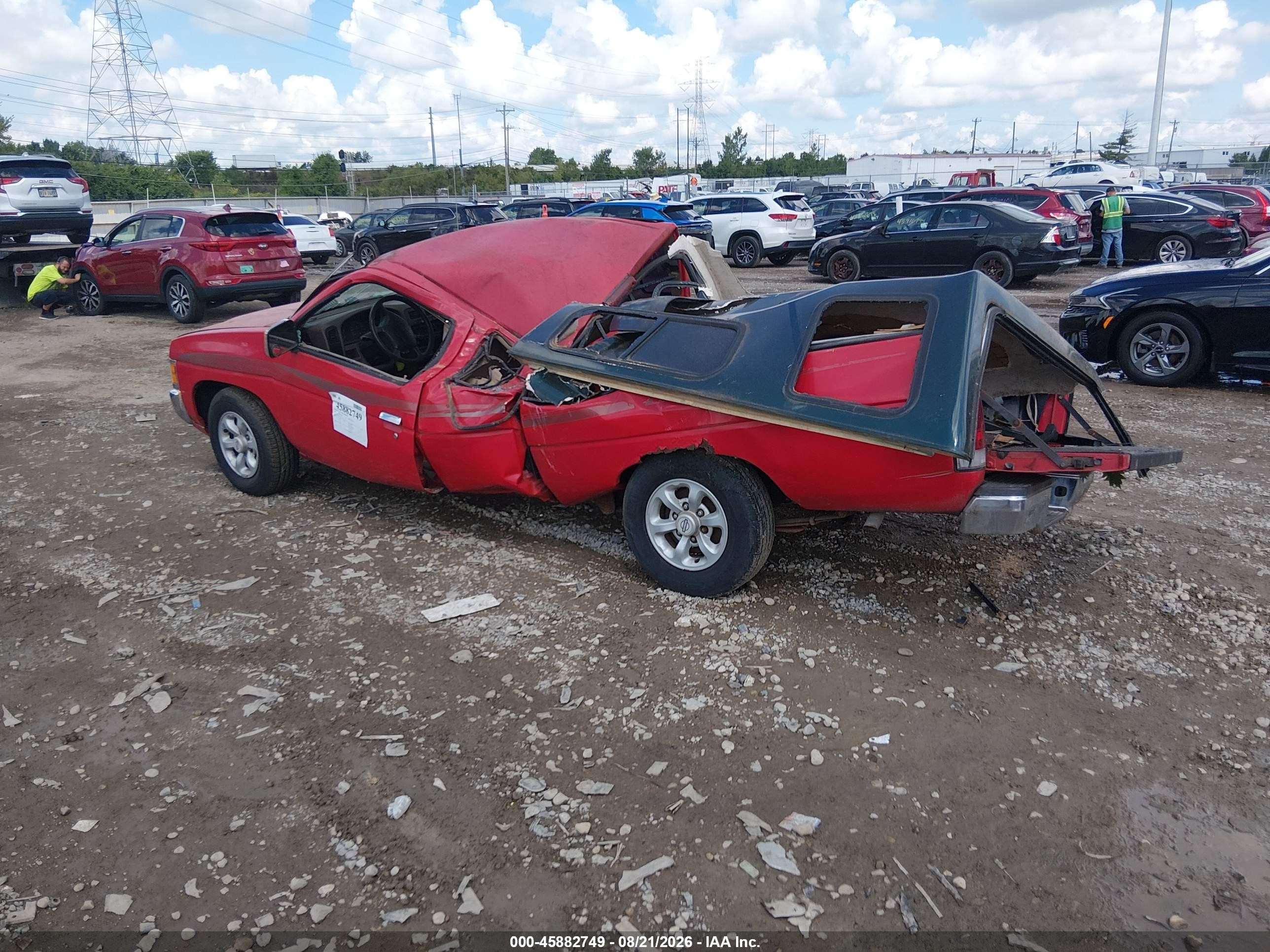 1997 Nissan 4x2 Truck Se/xe Red vin: 1N6SD16S8VC351494