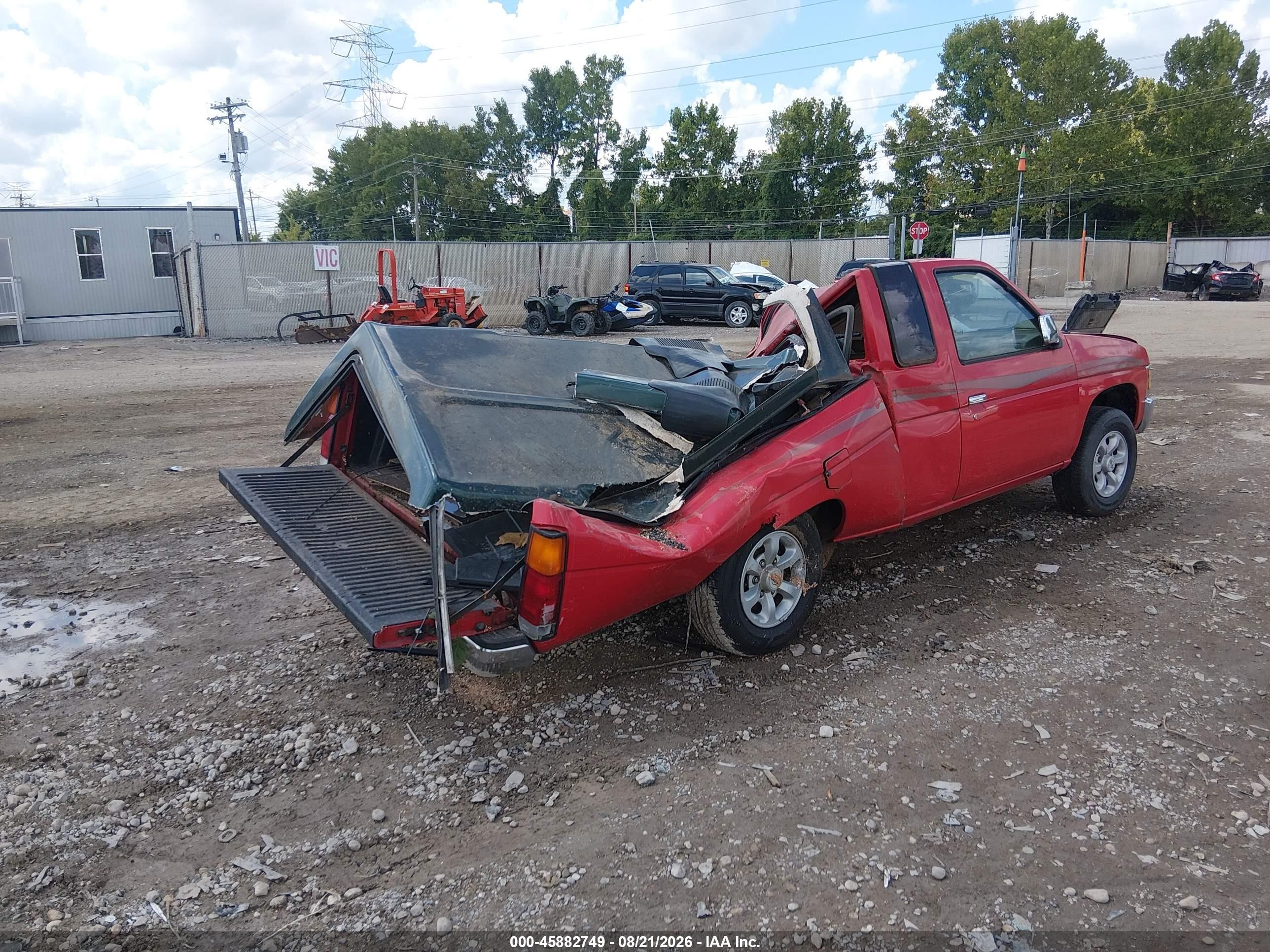 1997 Nissan 4x2 Truck Se/xe Red vin: 1N6SD16S8VC351494