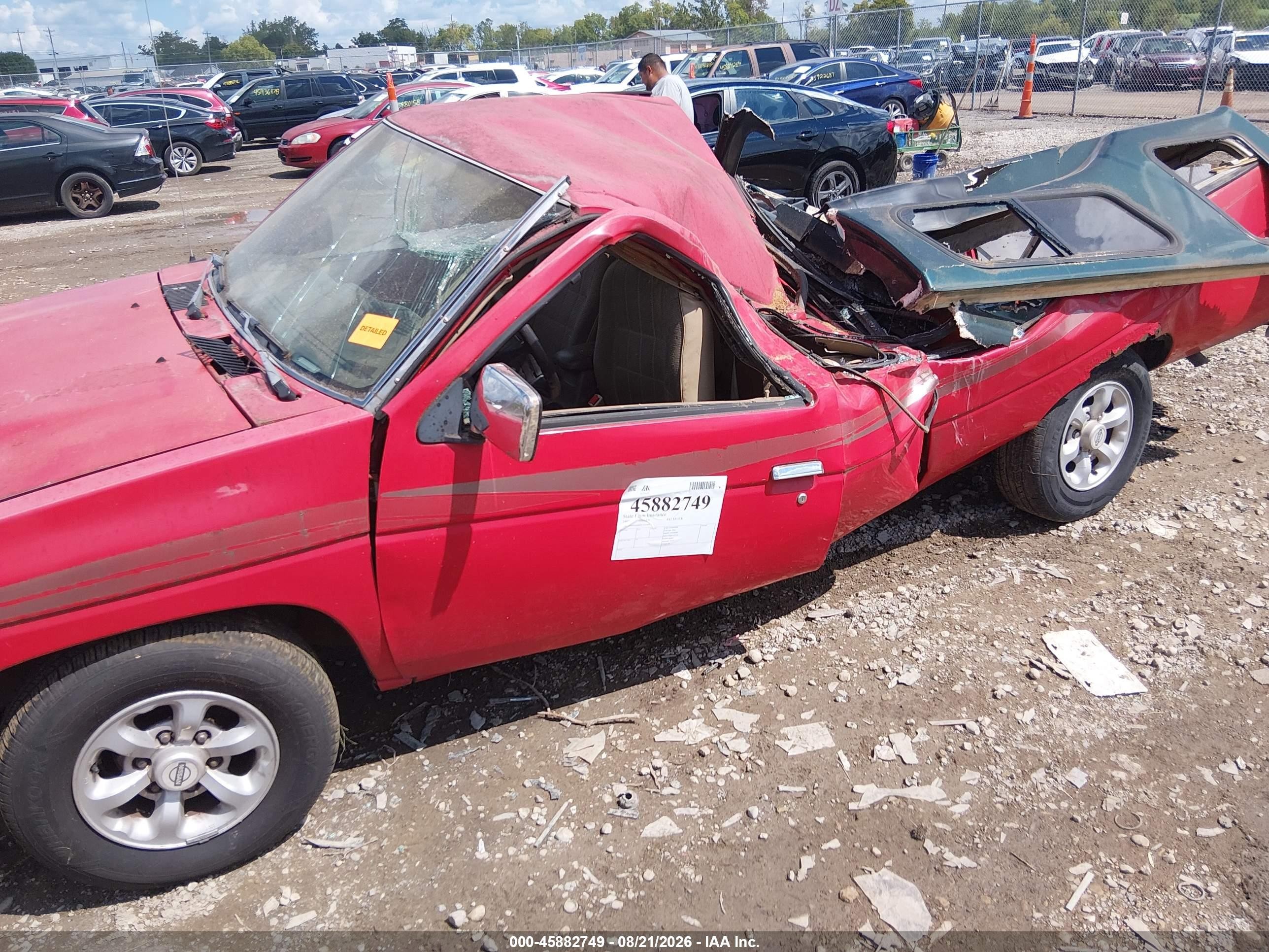 1997 Nissan 4x2 Truck Se/xe Red vin: 1N6SD16S8VC351494