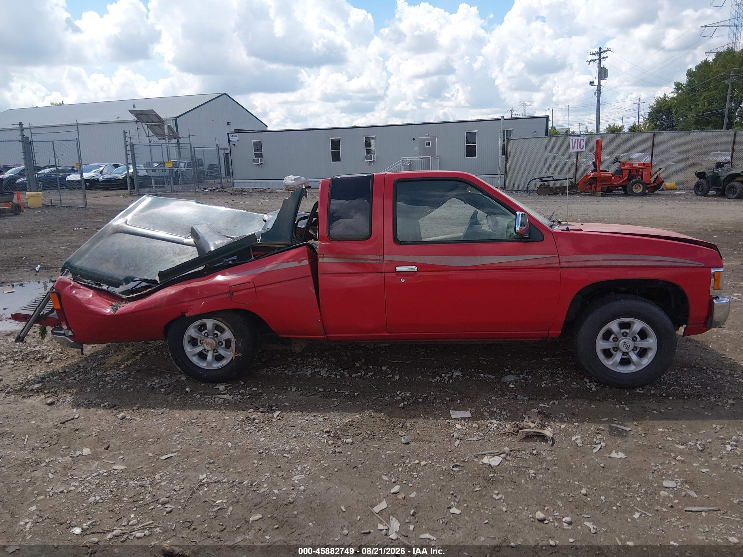 1997 Nissan 4x2 Truck Se/xe Red vin: 1N6SD16S8VC351494
