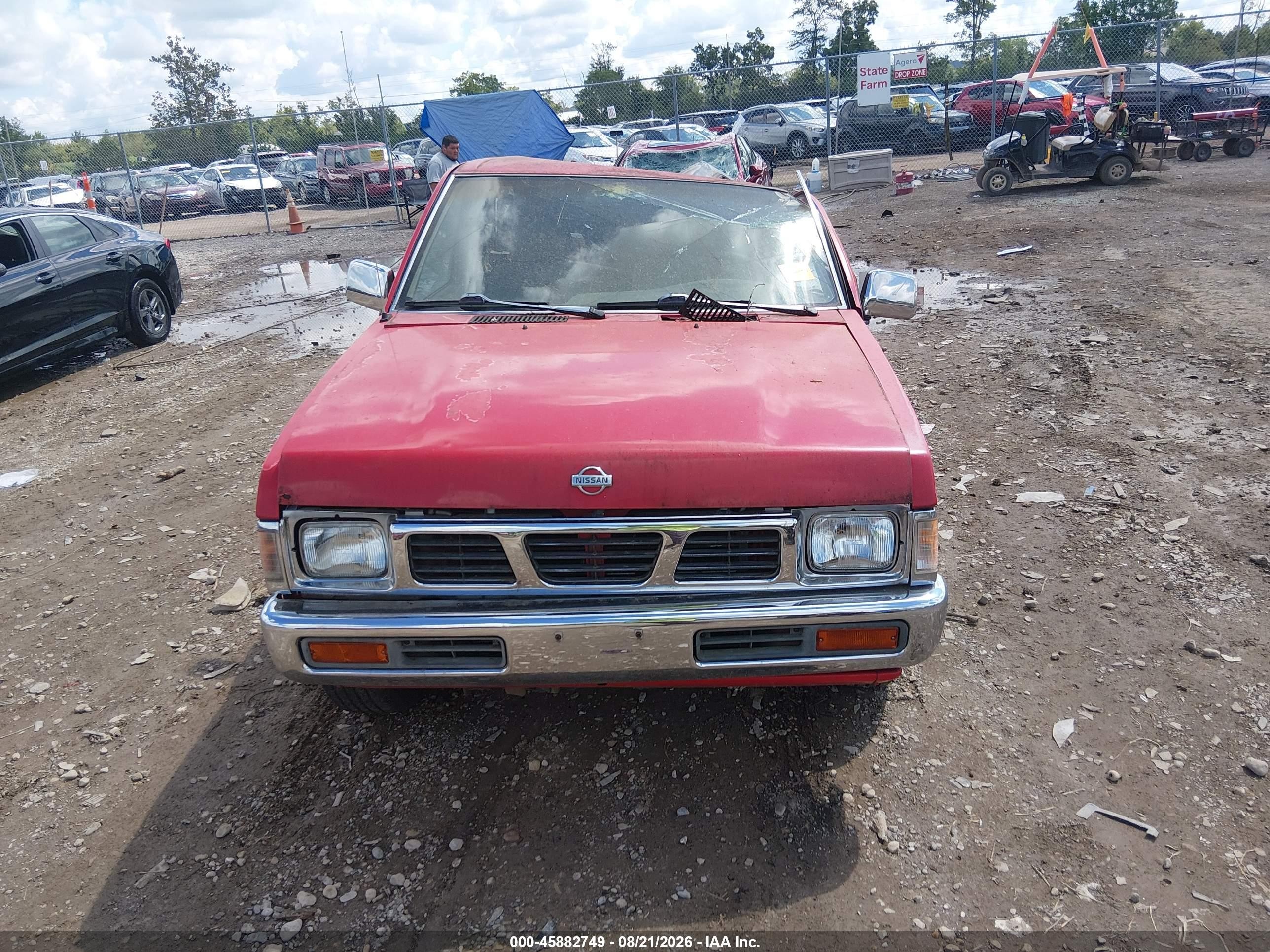1997 Nissan 4x2 Truck Se/xe Red vin: 1N6SD16S8VC351494