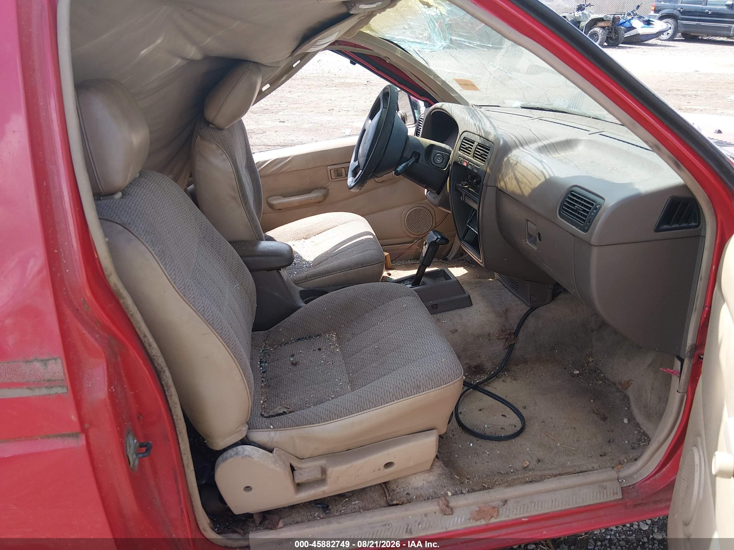 1997 Nissan 4x2 Truck Se/xe Red vin: 1N6SD16S8VC351494