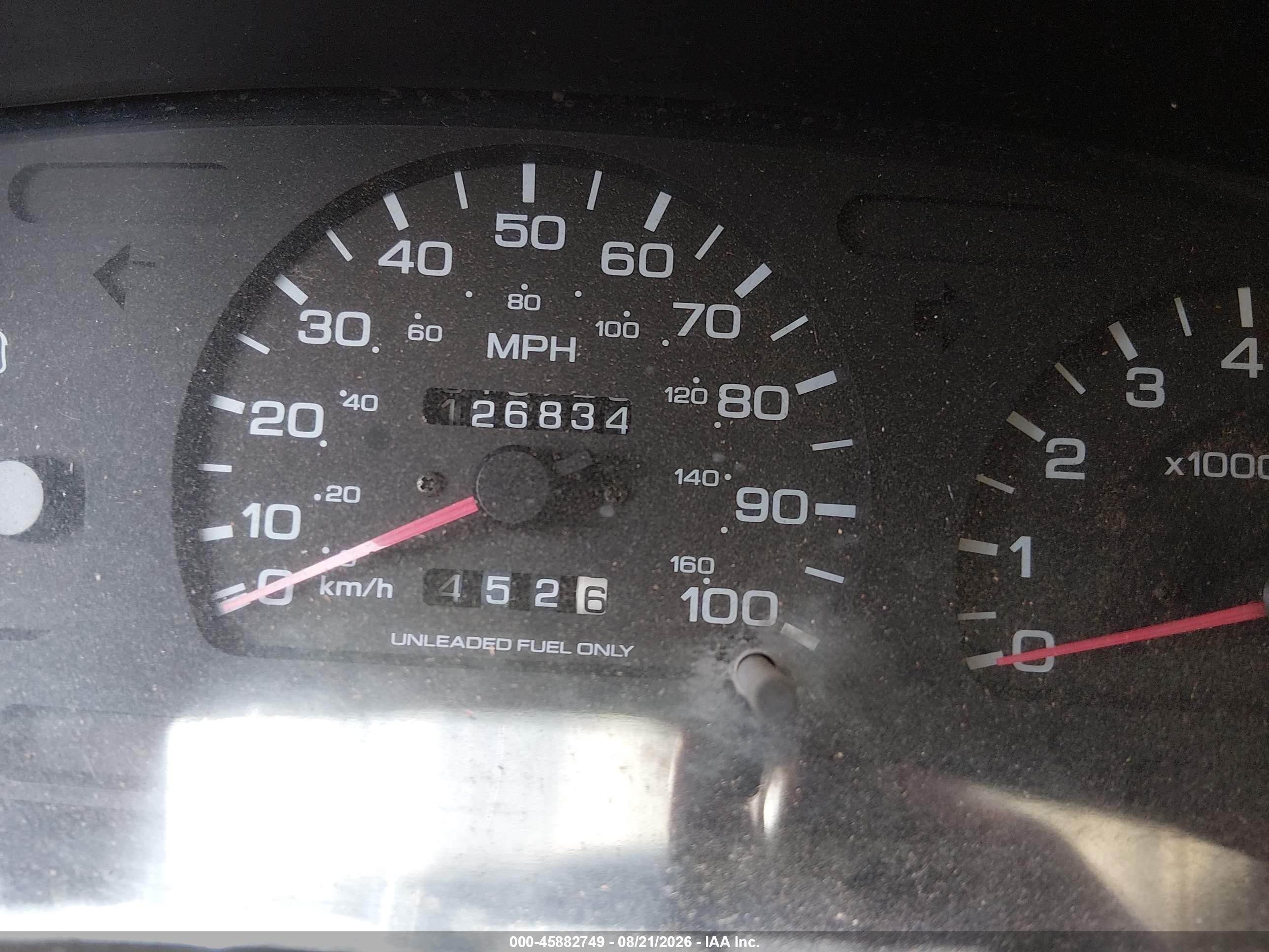 1997 Nissan 4x2 Truck Se/xe Red vin: 1N6SD16S8VC351494
