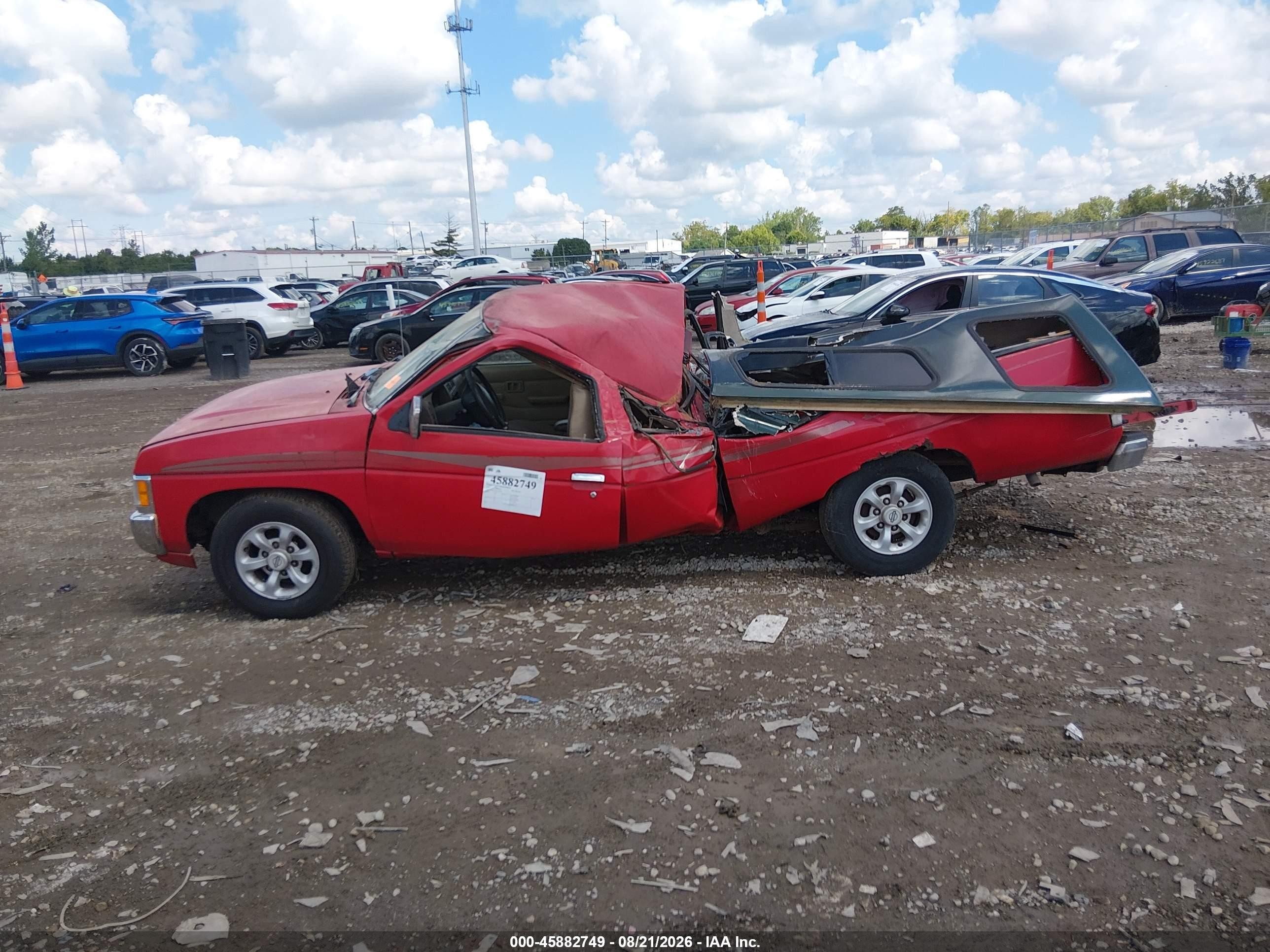 1997 Nissan 4x2 Truck Se/xe Red vin: 1N6SD16S8VC351494