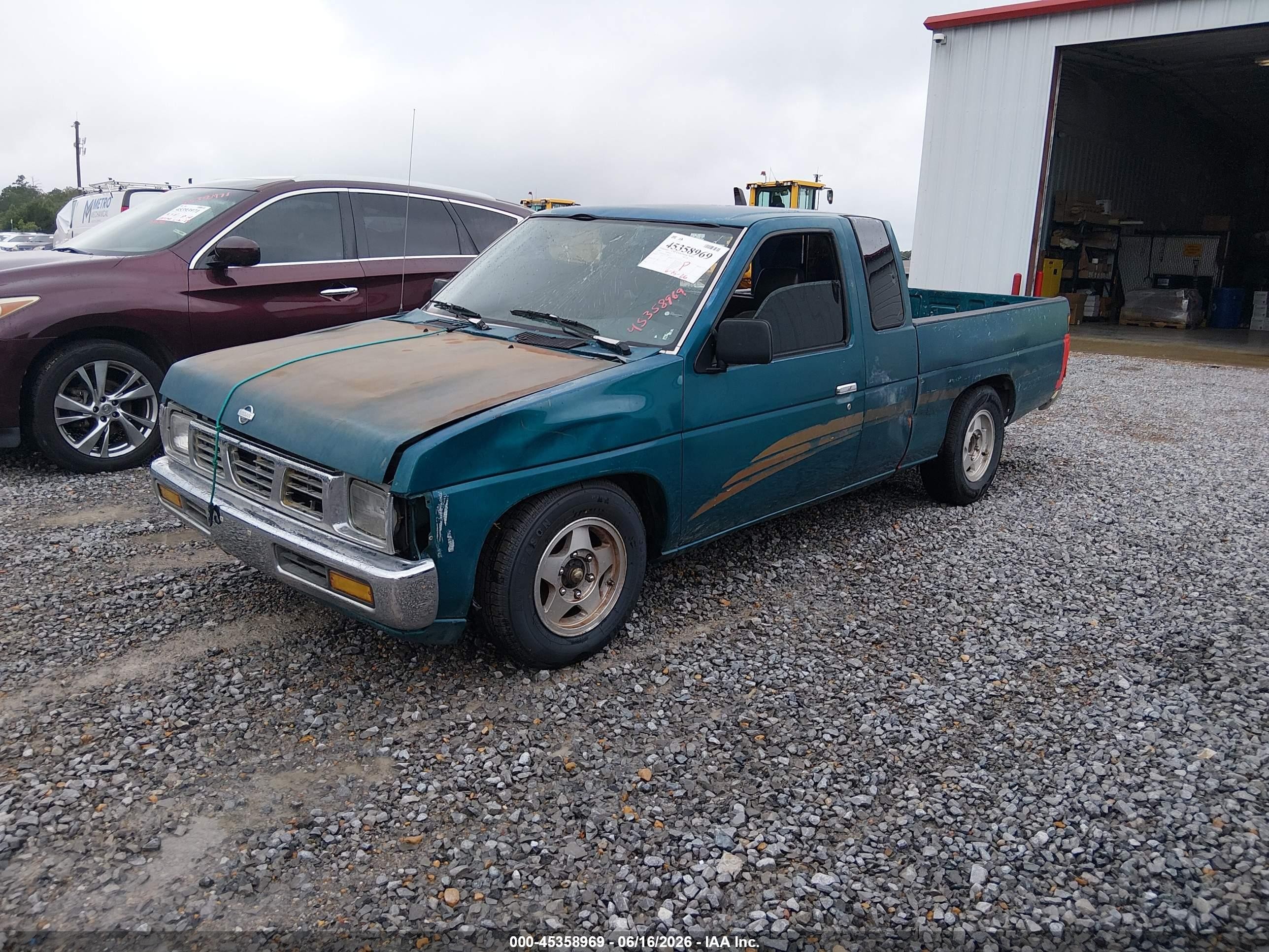1995 Nissan Truck King Cab Xe Green vin: 1N6SD16SXSC448627