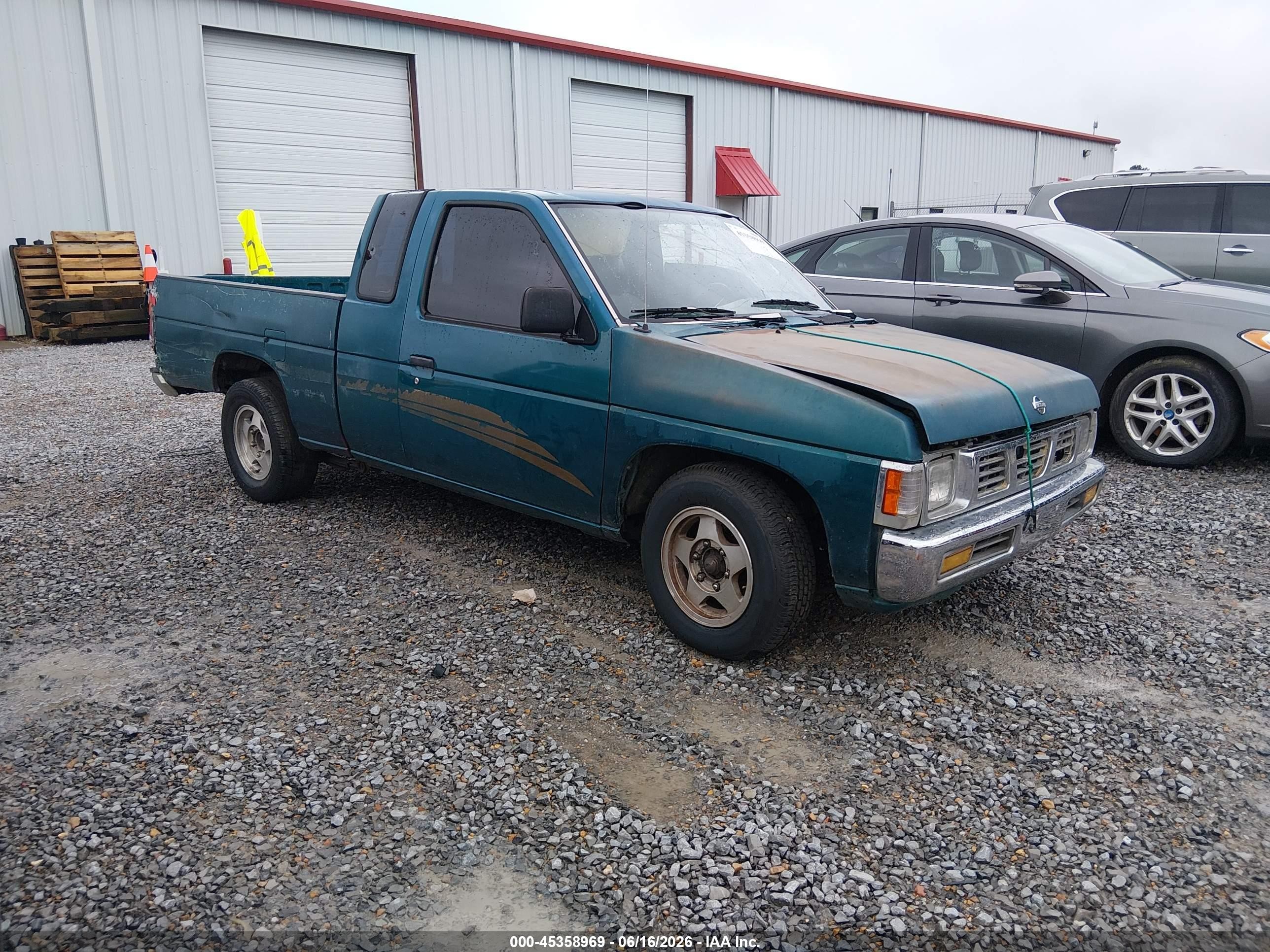 1995 Nissan Truck King Cab Xe Green vin: 1N6SD16SXSC448627