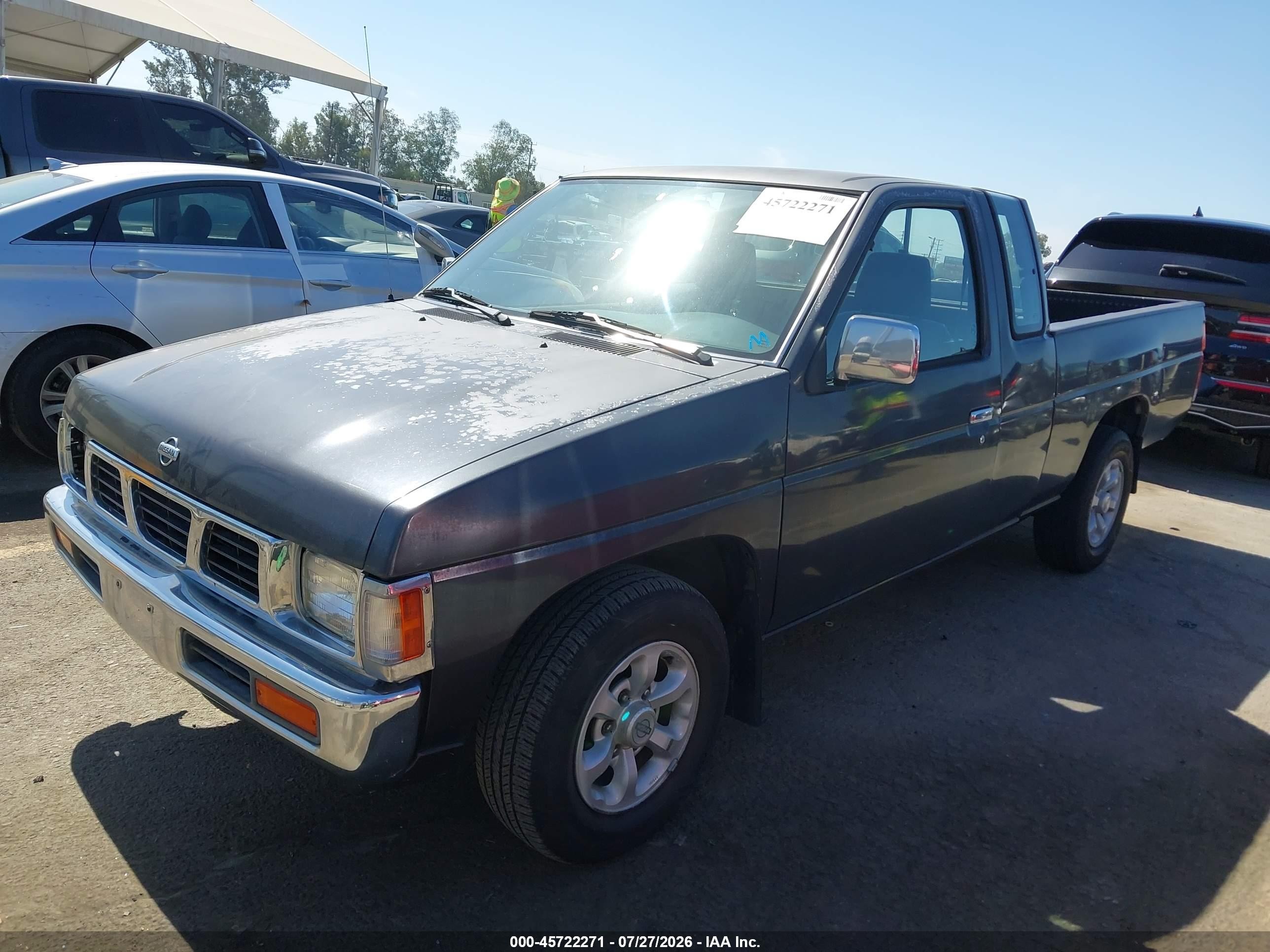 1997 Nissan 4x2 Truck Se/xe Gray vin: 1N6SD16SXVC383816