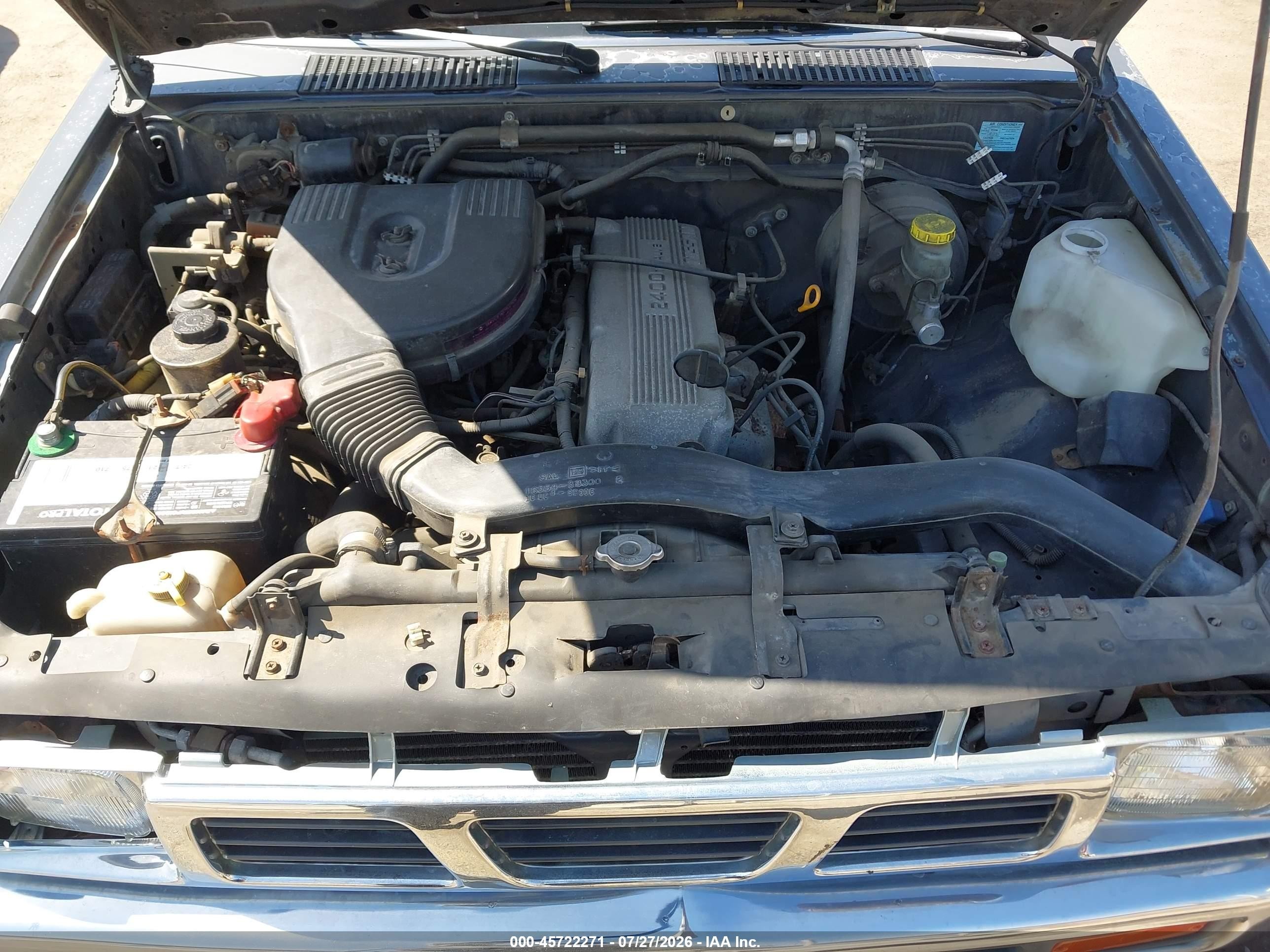 1997 Nissan 4x2 Truck Se/xe Gray vin: 1N6SD16SXVC383816