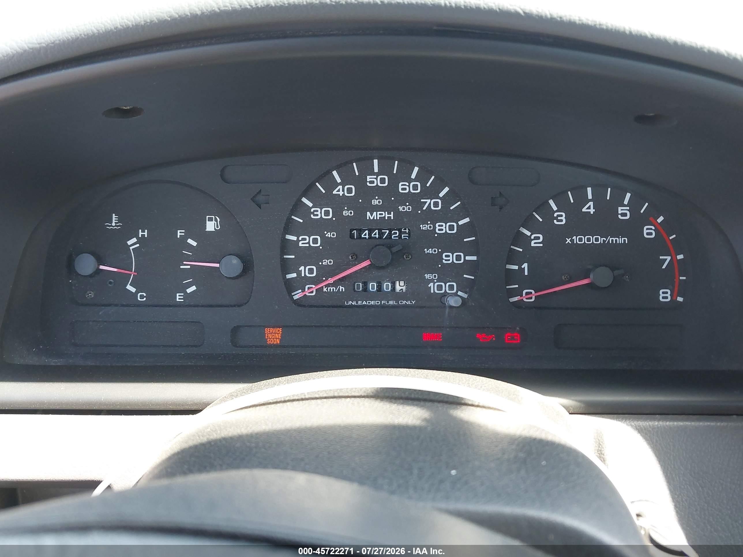 1997 Nissan 4x2 Truck Se/xe Gray vin: 1N6SD16SXVC383816