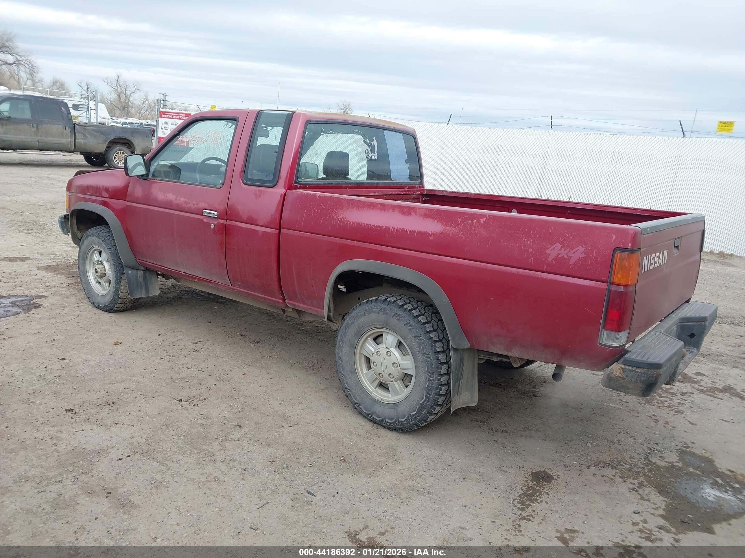 1991 Nissan Truck King Cab Maroon vin: 1N6SD16Y4MC417879
