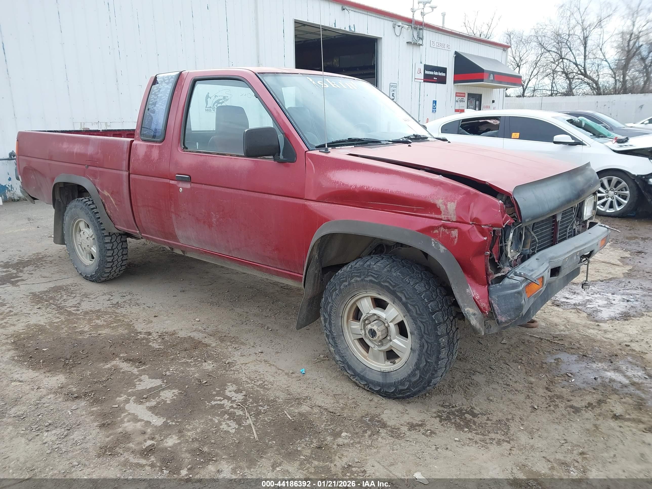 1991 Nissan Truck King Cab Maroon vin: 1N6SD16Y4MC417879