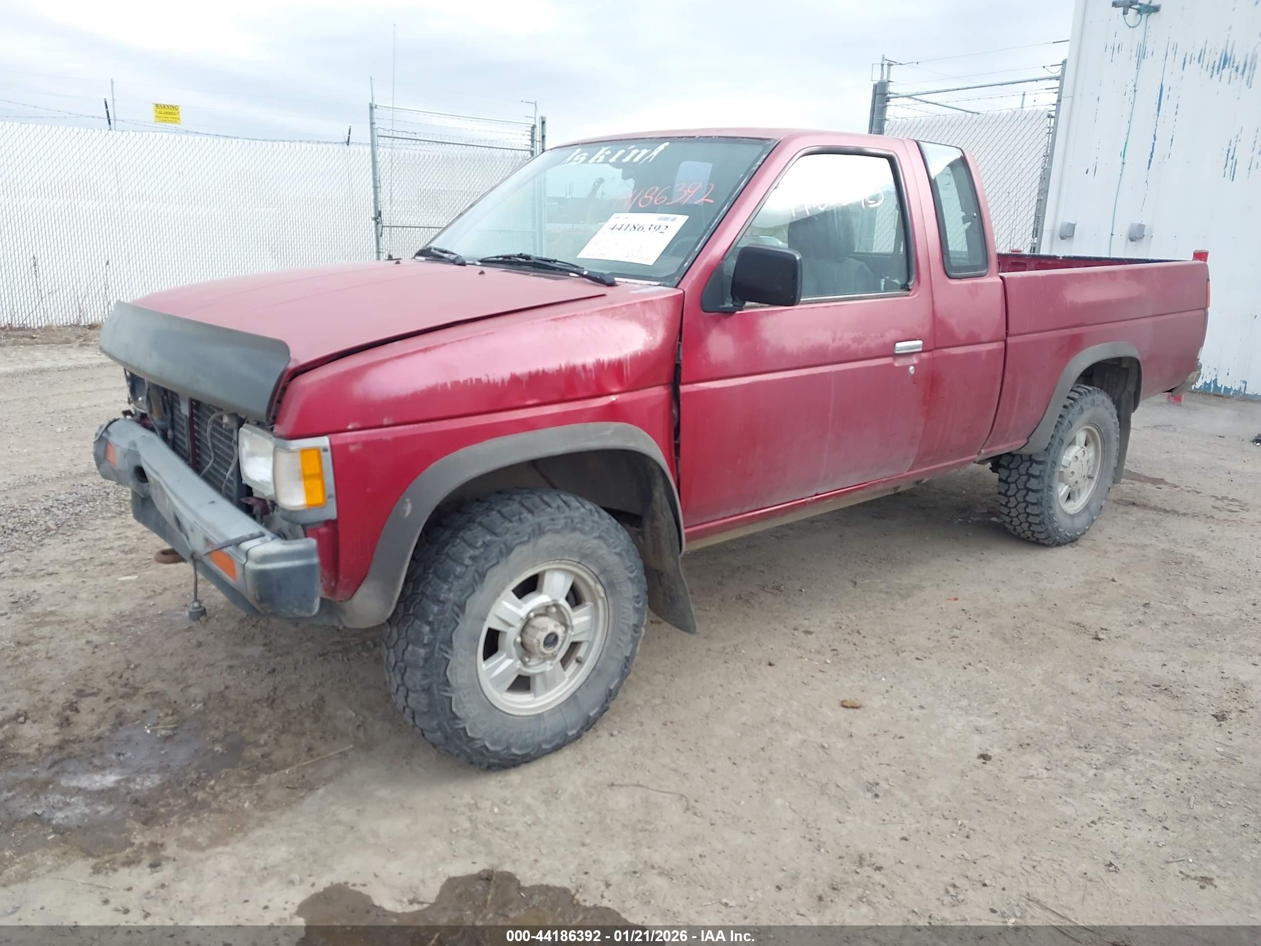 1991 Nissan Truck King Cab Maroon vin: 1N6SD16Y4MC417879
