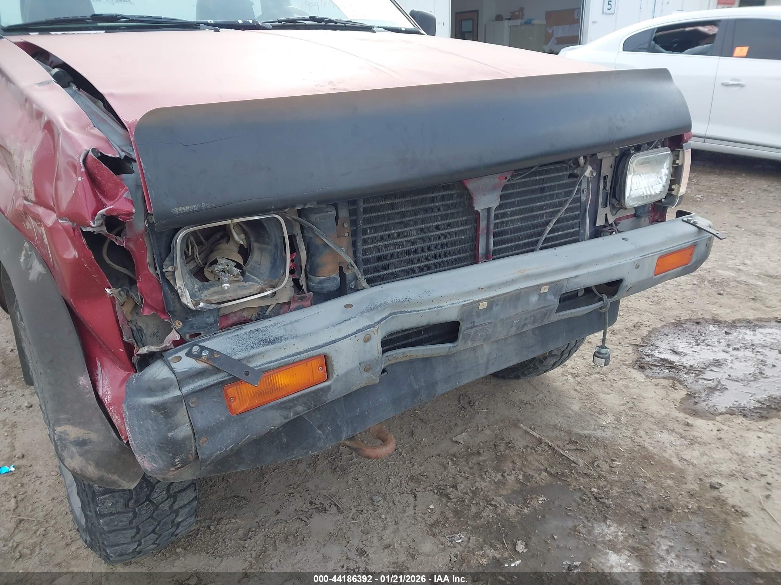 1991 Nissan Truck King Cab Maroon vin: 1N6SD16Y4MC417879