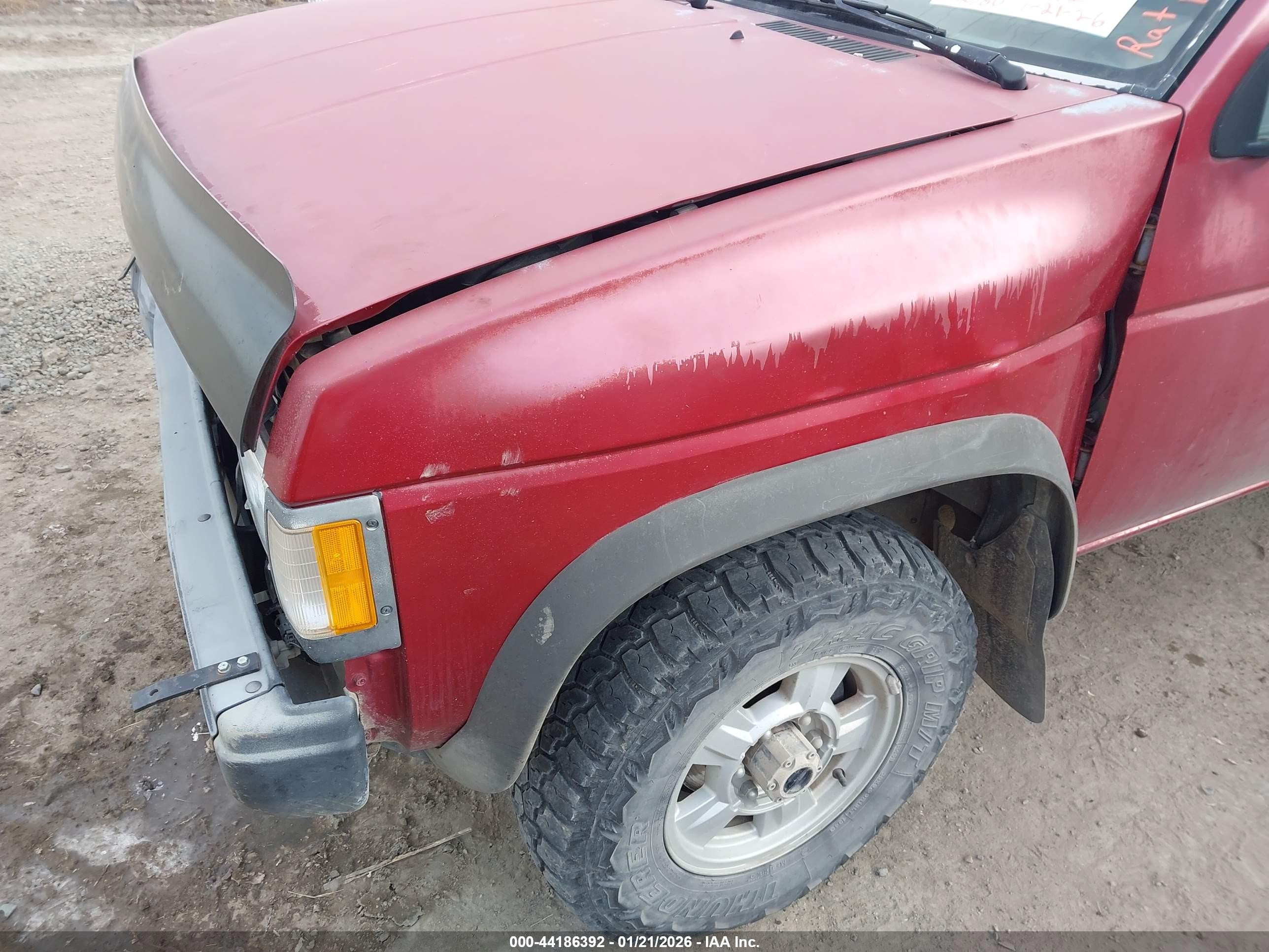 1991 Nissan Truck King Cab Maroon vin: 1N6SD16Y4MC417879