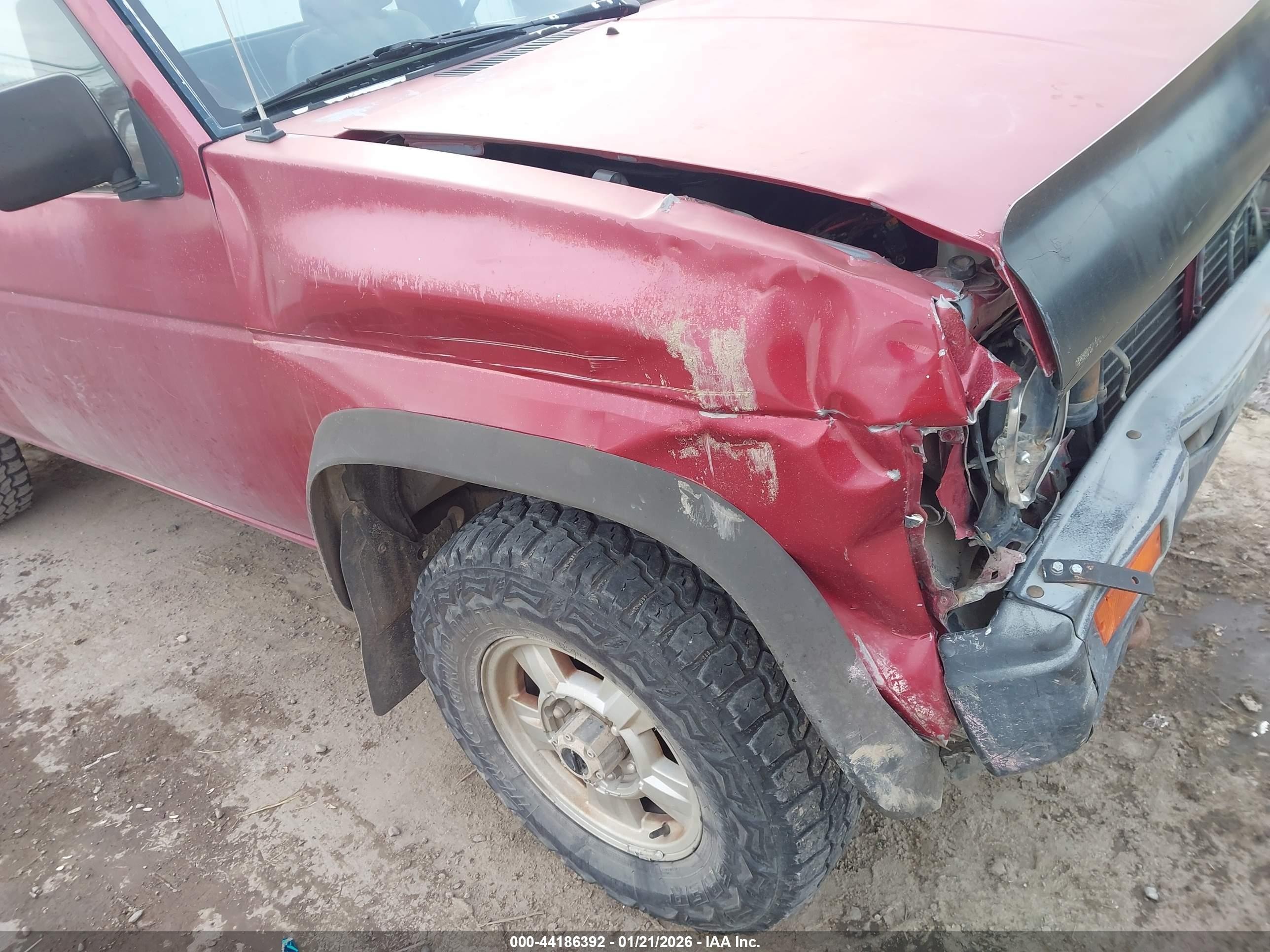 1991 Nissan Truck King Cab Maroon vin: 1N6SD16Y4MC417879