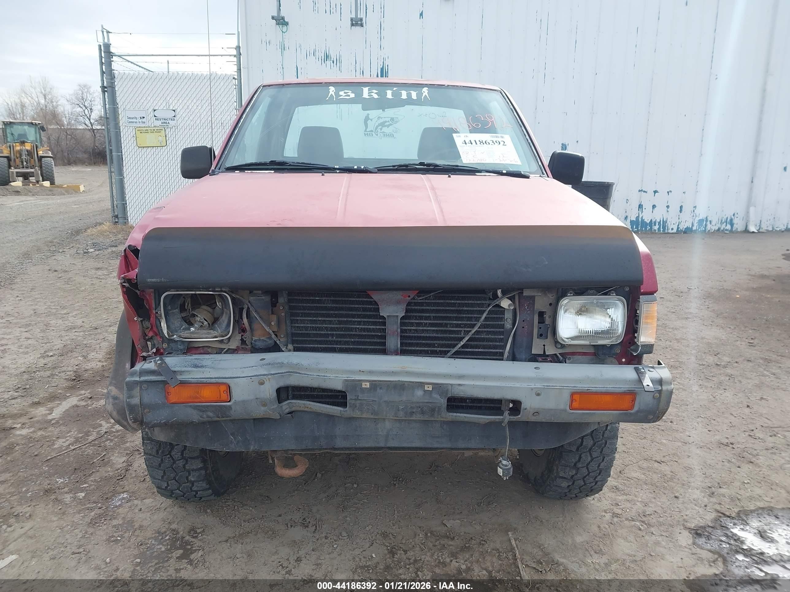 1991 Nissan Truck King Cab Maroon vin: 1N6SD16Y4MC417879