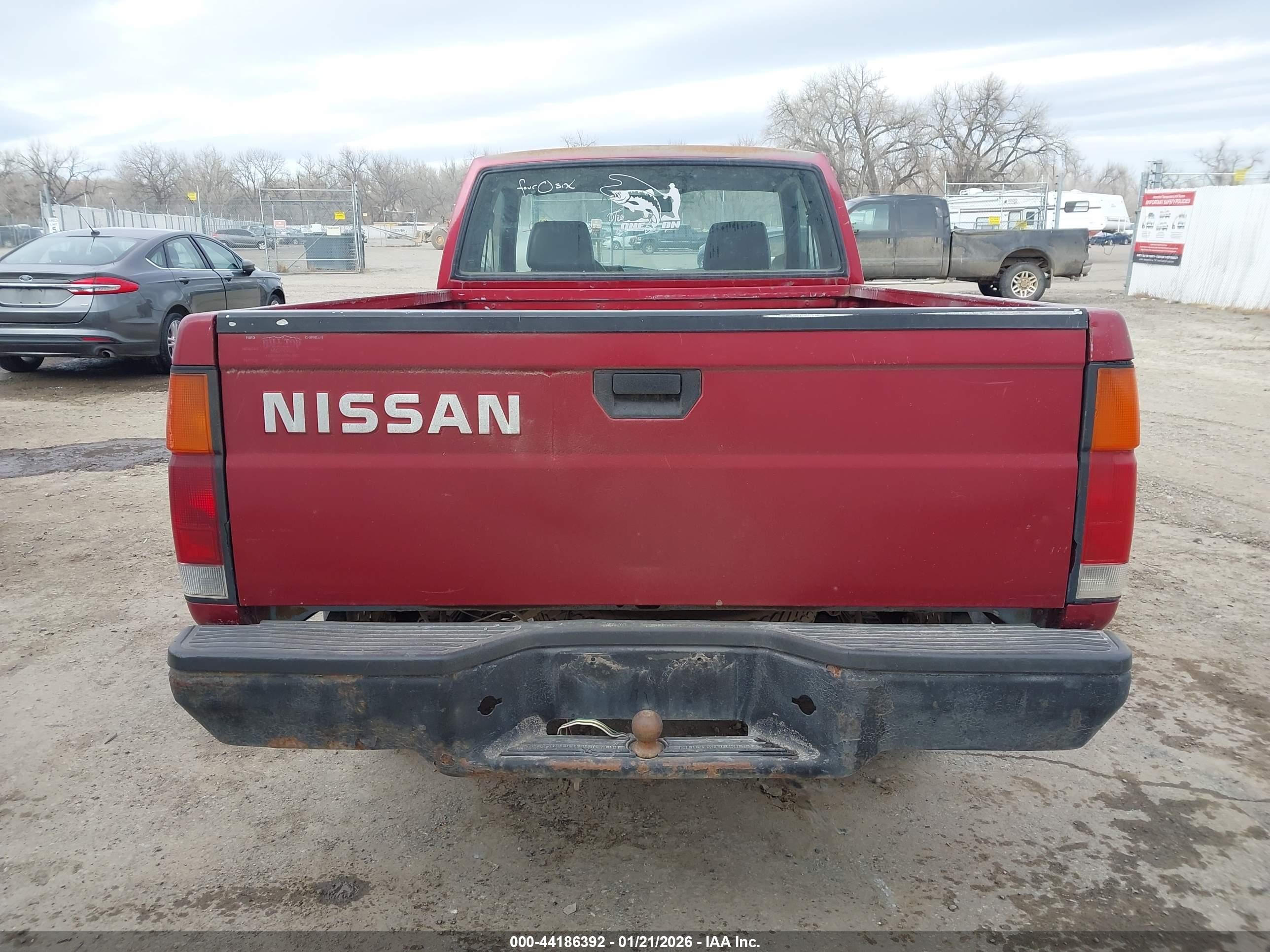 1991 Nissan Truck King Cab Maroon vin: 1N6SD16Y4MC417879