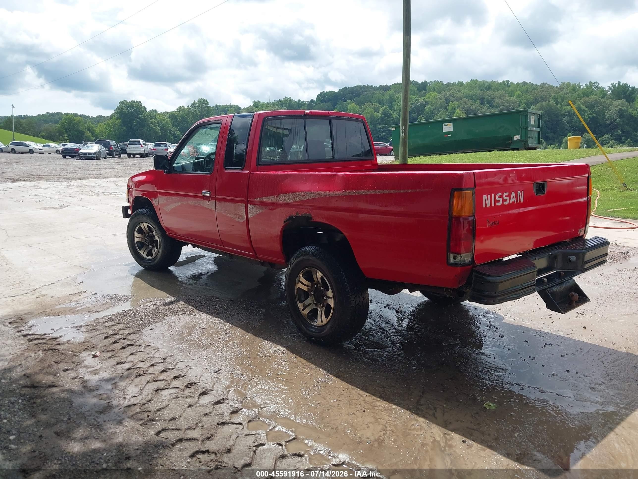 1997 Nissan 4x4 Truck Se/xe Red vin: 1N6SD16Y6VC306283