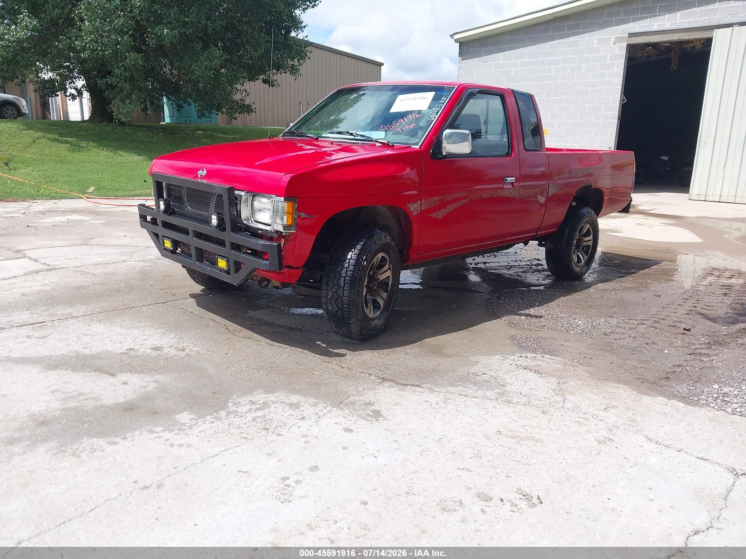 1997 Nissan 4x4 Truck Se/xe Red vin: 1N6SD16Y6VC306283