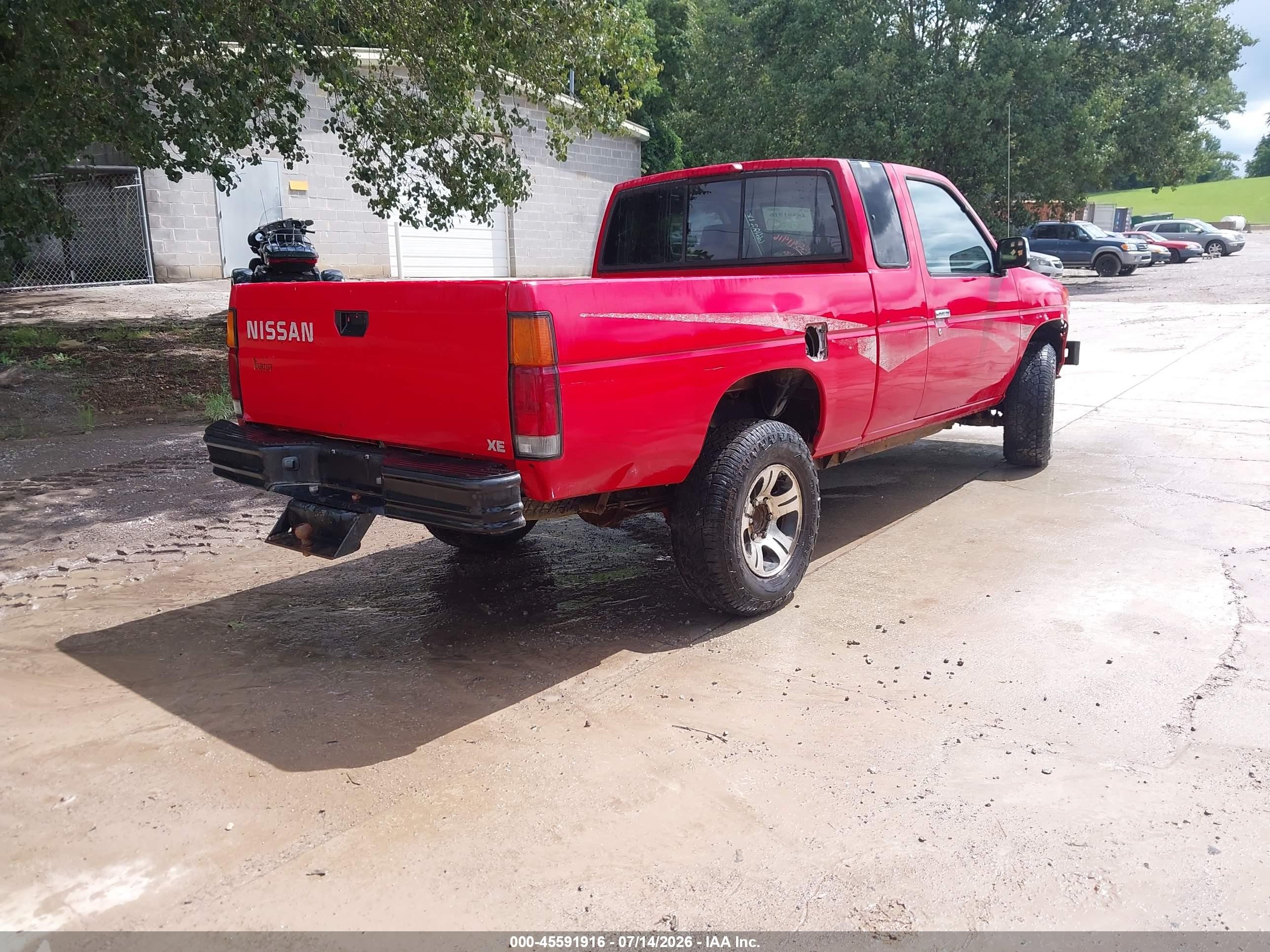 1997 Nissan 4x4 Truck Se/xe Red vin: 1N6SD16Y6VC306283